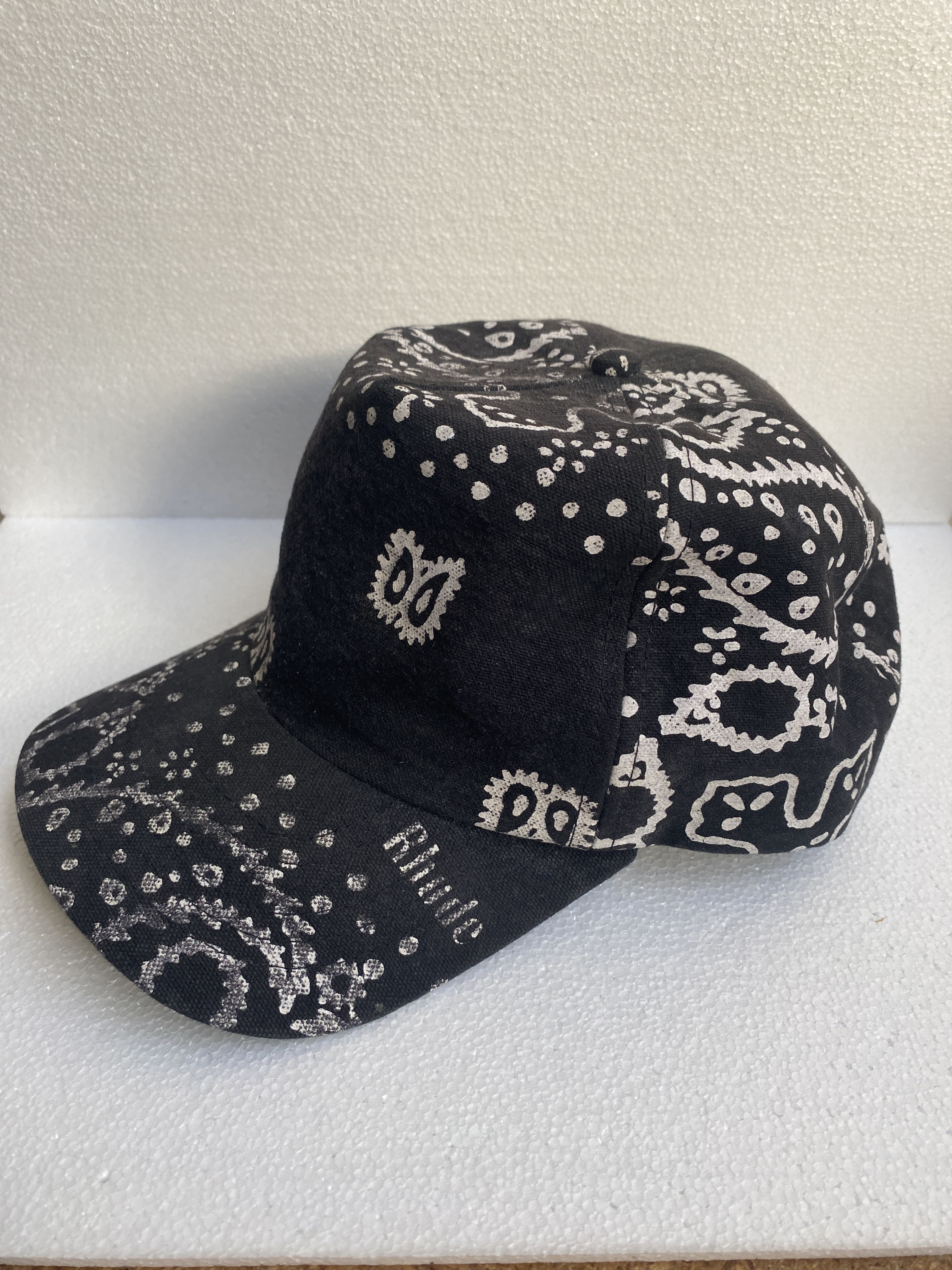 Rhude Rhude Repurposed Paisley Cap Black Size ONE SIZE - 2 Thumbnail