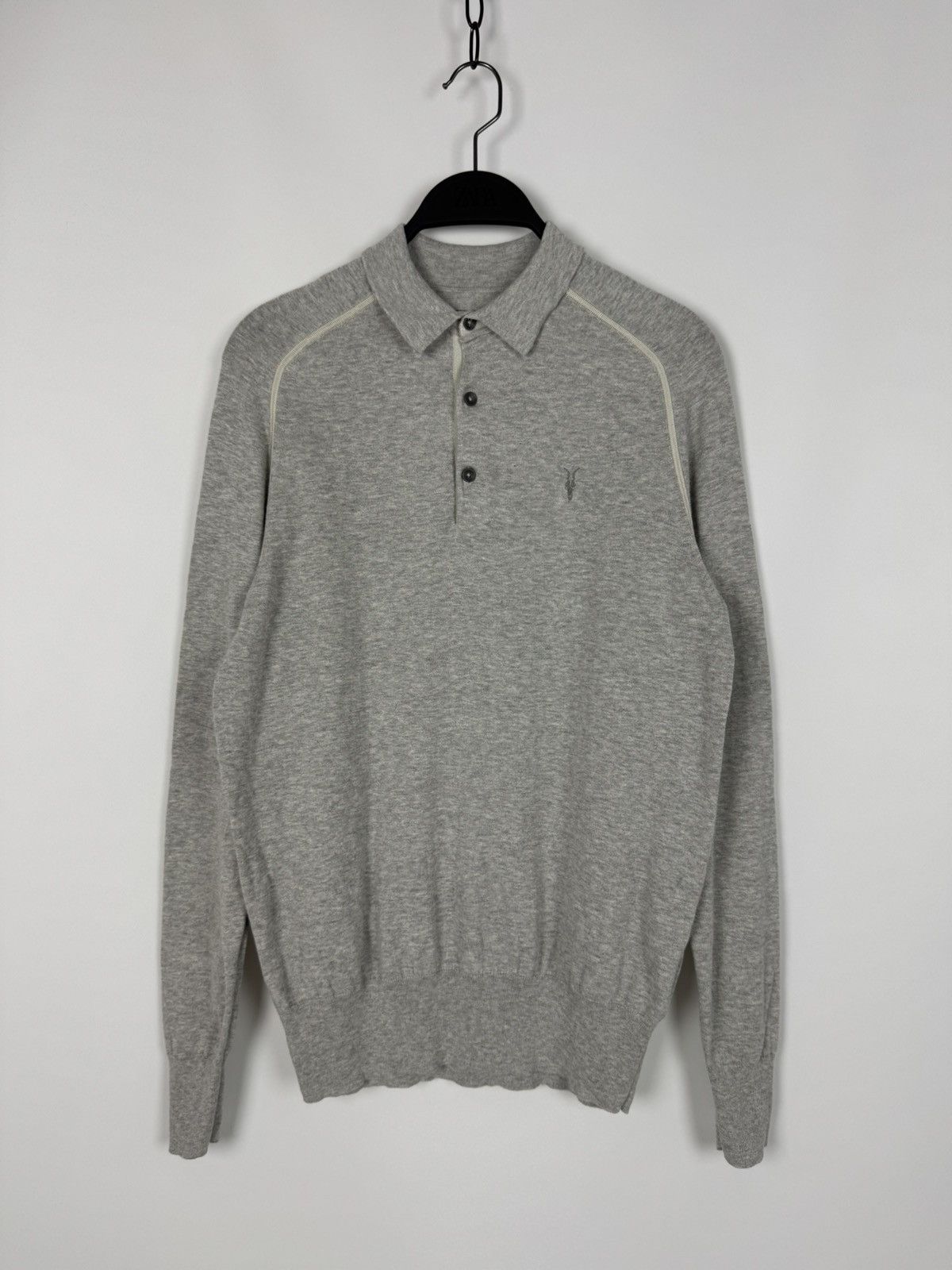 Allsaints AllSaints Harlen LS Polo Shirt Size US XS / EU 42 / 0 - 1 Thumbnail