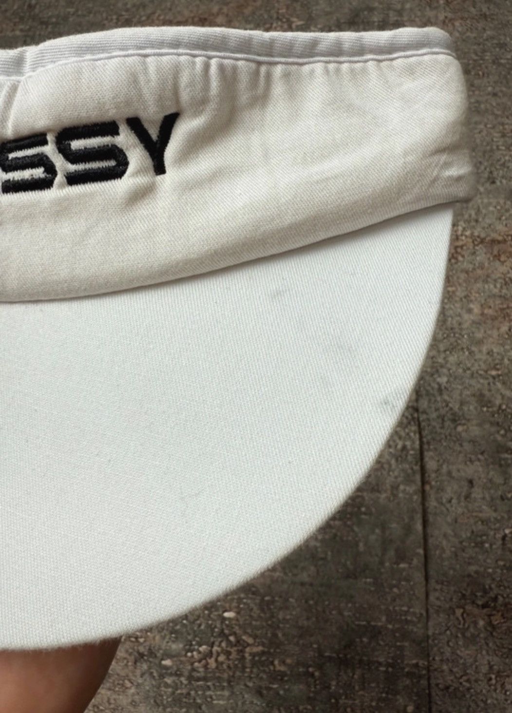 Stussy Vintage Stussy Cap Big Logo White Rare Y2K 90s Japan Style Size ONE SIZE - 4 Thumbnail