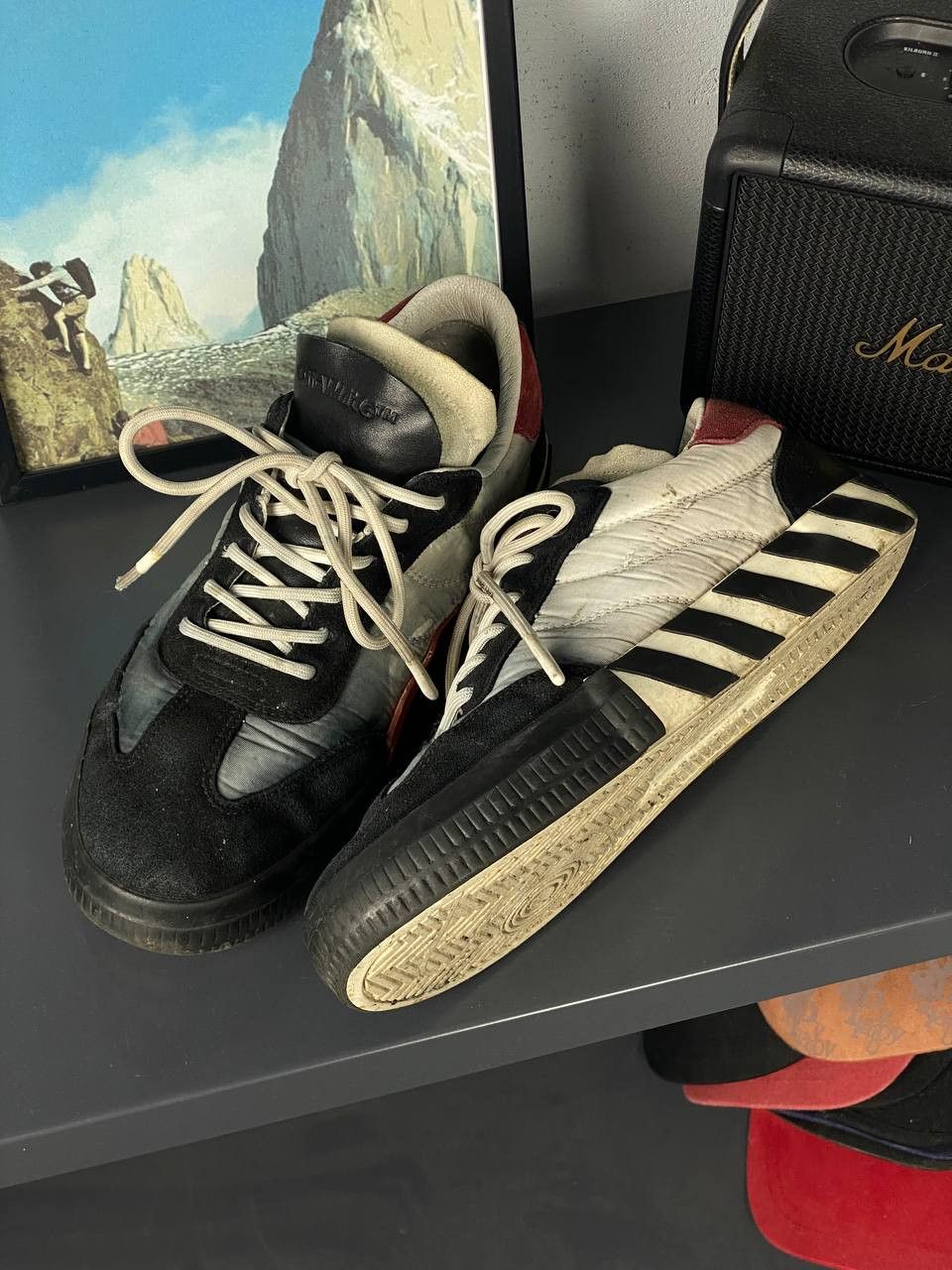 Off-White × Virgil Abloh Off White Vulcanized Leather Low Sneaker Size US 8.5 / EU 41-42 - 3 Thumbnail