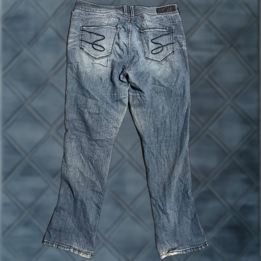 Vintage Seven7 Jeans Women Slim Denim Blue 12 Mid Rise Jeans Bottoms Size 34" / US 12 / IT 48 - 1 Thumbnail