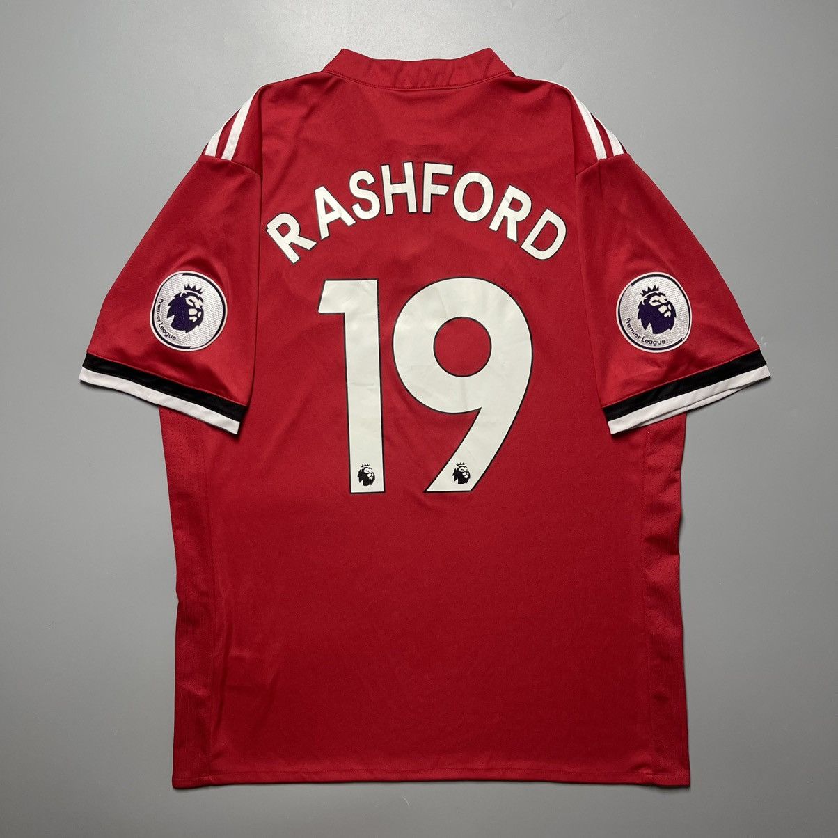 Adidas MAN UNITED ADIDAS 2017/2018 SOCCER HOME JERSEY #19 RASHFORD Size US L / EU 52-54 / 3 - 1 Thumbnail