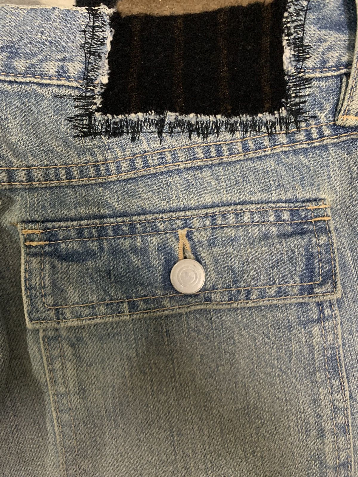 Japanese Brand Vintage Japanese Brand Blue Wash Bush Denim Pants Jeans Size US 32 / EU 48 - 12 Thumbnail