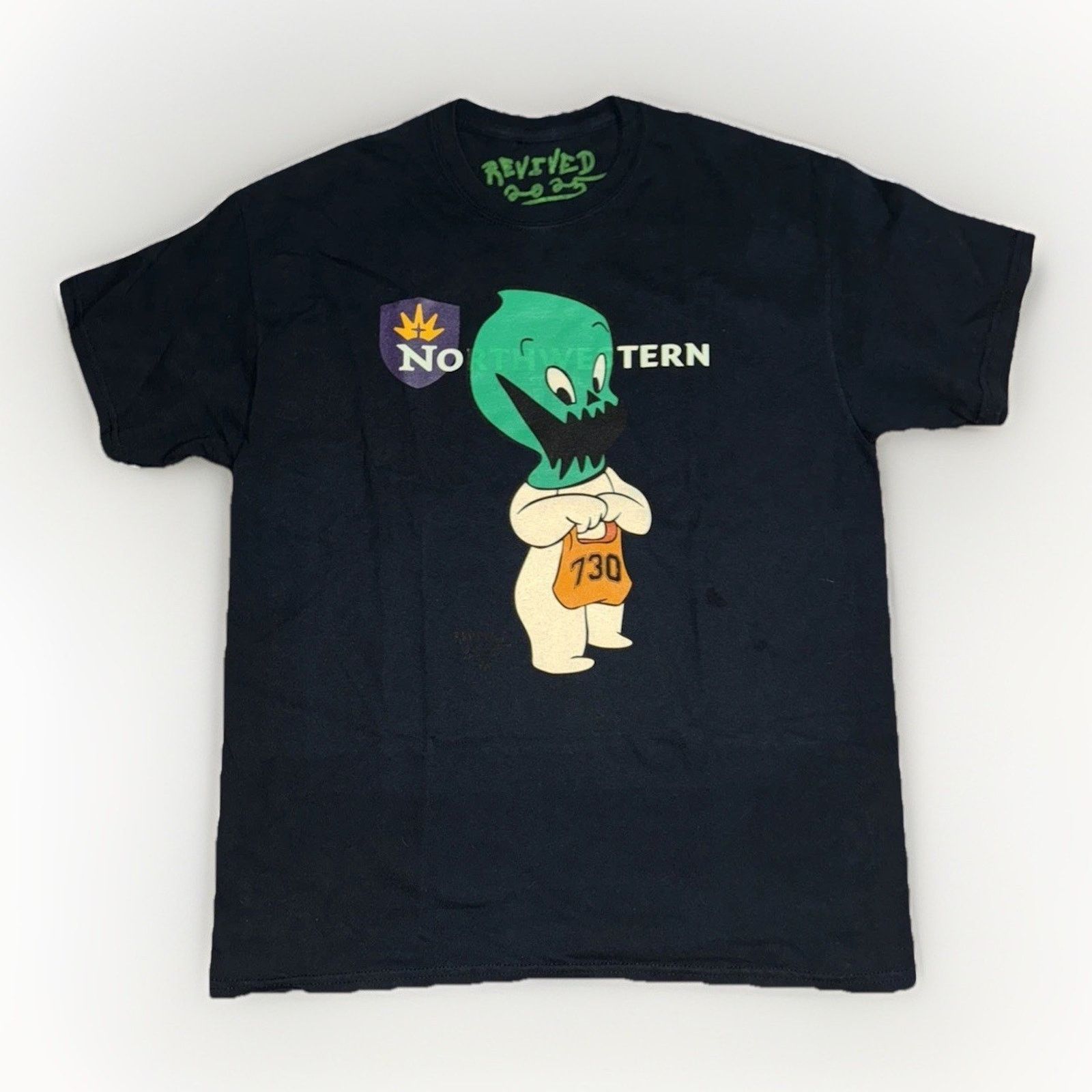 Asspizza × Vintage Asspizza x Casper Revive T-Shirt Black L 21x28 Streetwear Size US L / EU 52-54 / 3 - 1 Thumbnail