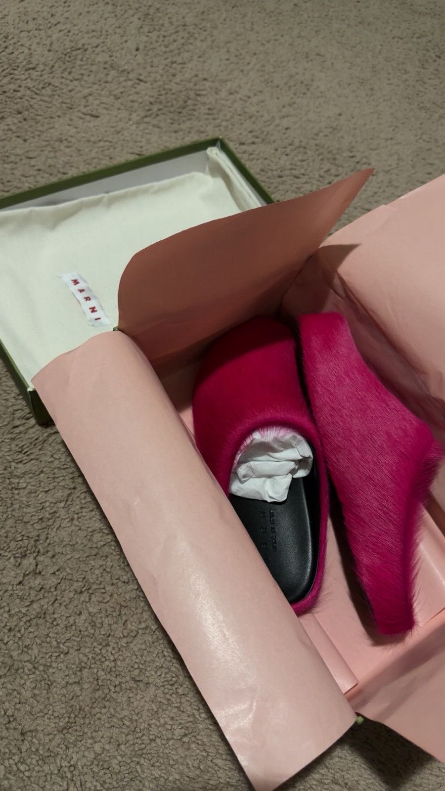 Marni Pink Marni fussbett mule Slides size 7 Size US 7 / IT 37 - 4 Thumbnail