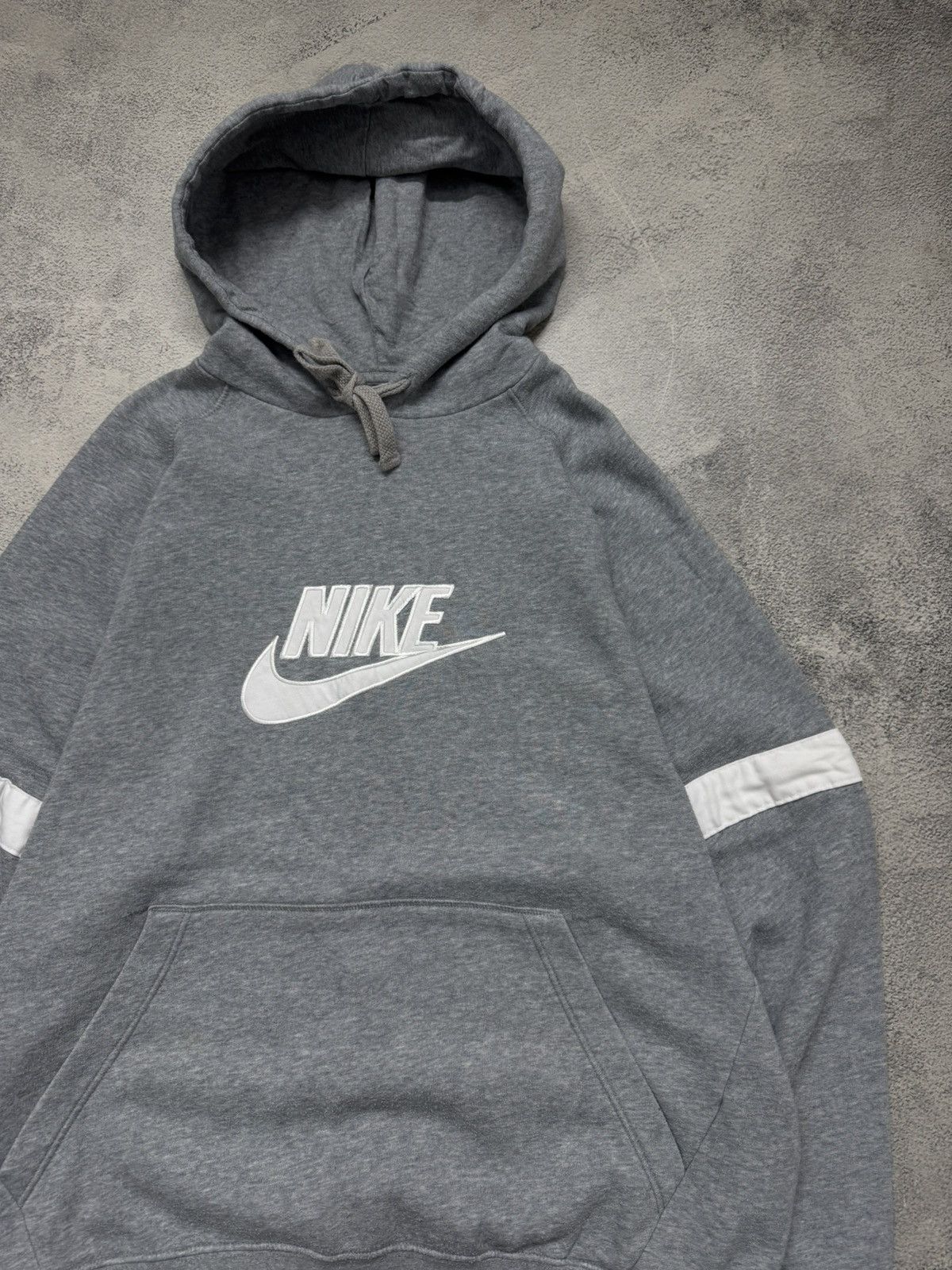 Nike Vintage Y2K Nike Big Swoosh Hoodie 00’s Size US XL / EU 56 / 4 - 5 Thumbnail