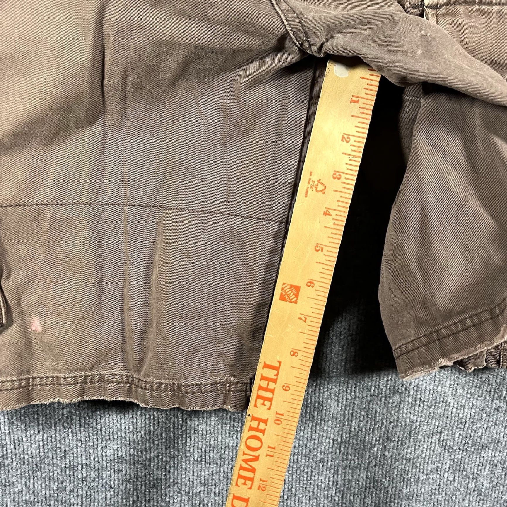 Vintage VINTAGE Lost ENTERPRISES Cargo Shorts Mens 33 Brown Cotton Ripstop 90s Baggy Pockets Adjustable Waist Baggy Mens Size US 33 - 6 Thumbnail