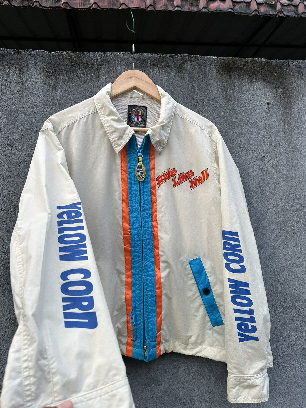 YELLOW CORN 👹Yellow Corn RIDE LIKE HELL Detroit Style Jacket Size US L / EU 52-54 / 3 - 9 Thumbnail