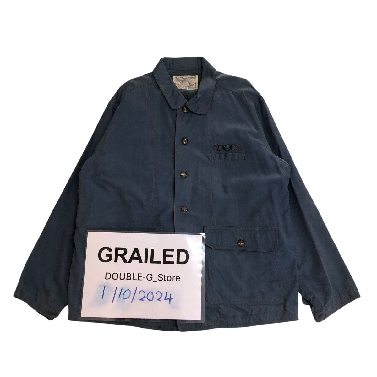 Japanese Brand Vintage Chore Jacket World Finest Issey Miyake Multi Pocket Size US M / EU 48-50 / 2 - 1 Thumbnail