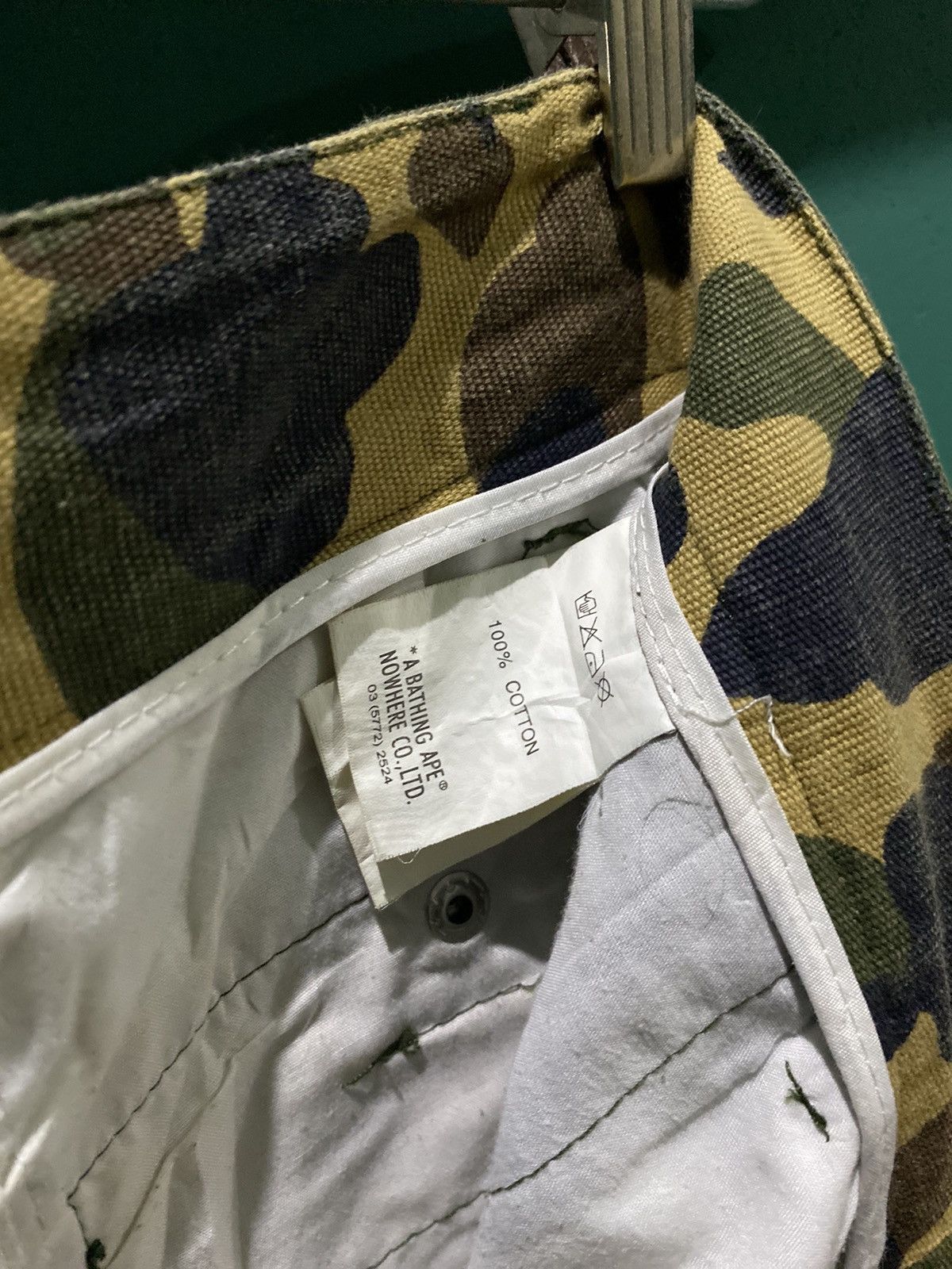 Aape AAPE BY A BATHING APE Camo Hem Shortpants Size US 30 / EU 46 - 8 Thumbnail