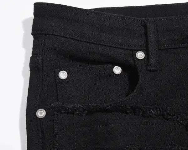 VIBE custom ripped punk jeans Size US 34 / EU 50 - 4 Thumbnail
