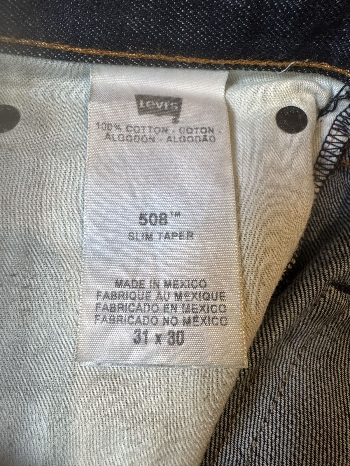 Levi's 508 Slim tapered. Discontinued style. 31x30 like new Size US 31 - 5 Thumbnail