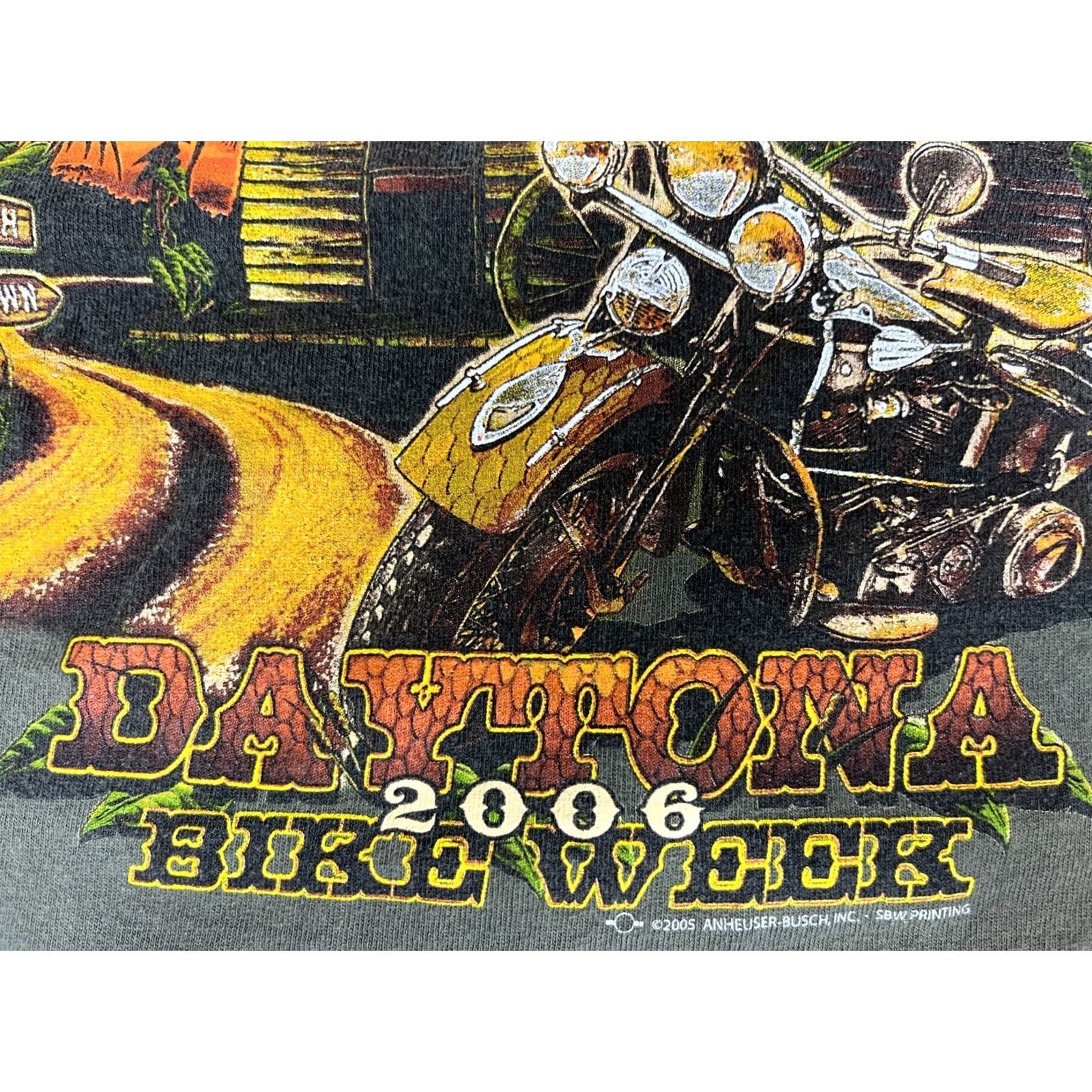 Delta VINTAGE Budweiser Daytona Bike Week Men's T-Shirt Sz XL Size US XL / EU 56 / 4 - 4 Thumbnail
