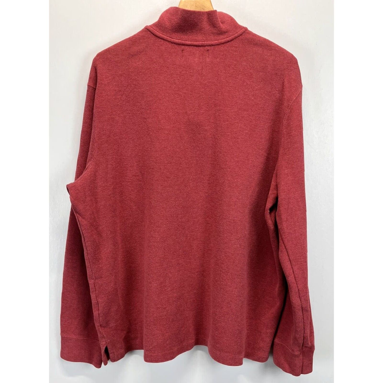 Polo Ralph Lauren VINTAGE Polo Ralph Lauren Pullover Shirt Size XL 1/4 Zip Men’s Red Knit Sweater Size US XL / EU 56 / 4 - 2 Thumbnail