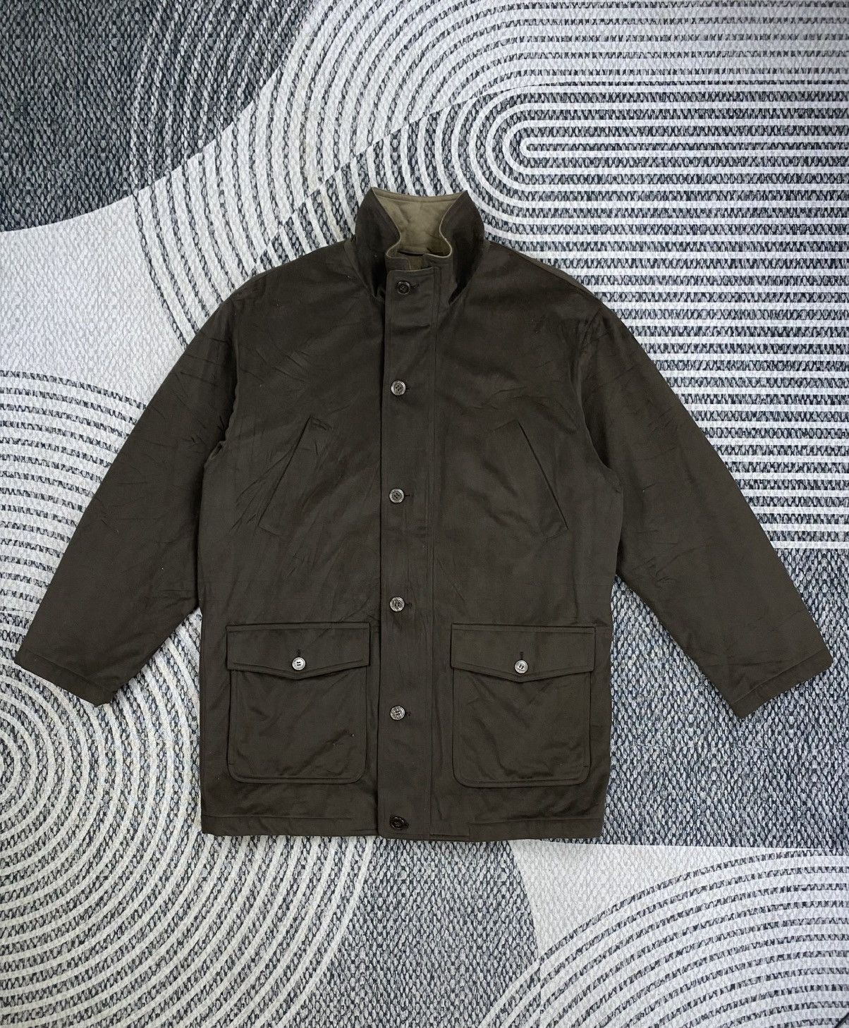 Gianni Valentino Vintage Gianni Valentino Quilted Lined Brown Casual Jacket Size US L / EU 52-54 / 3 - 1 Thumbnail
