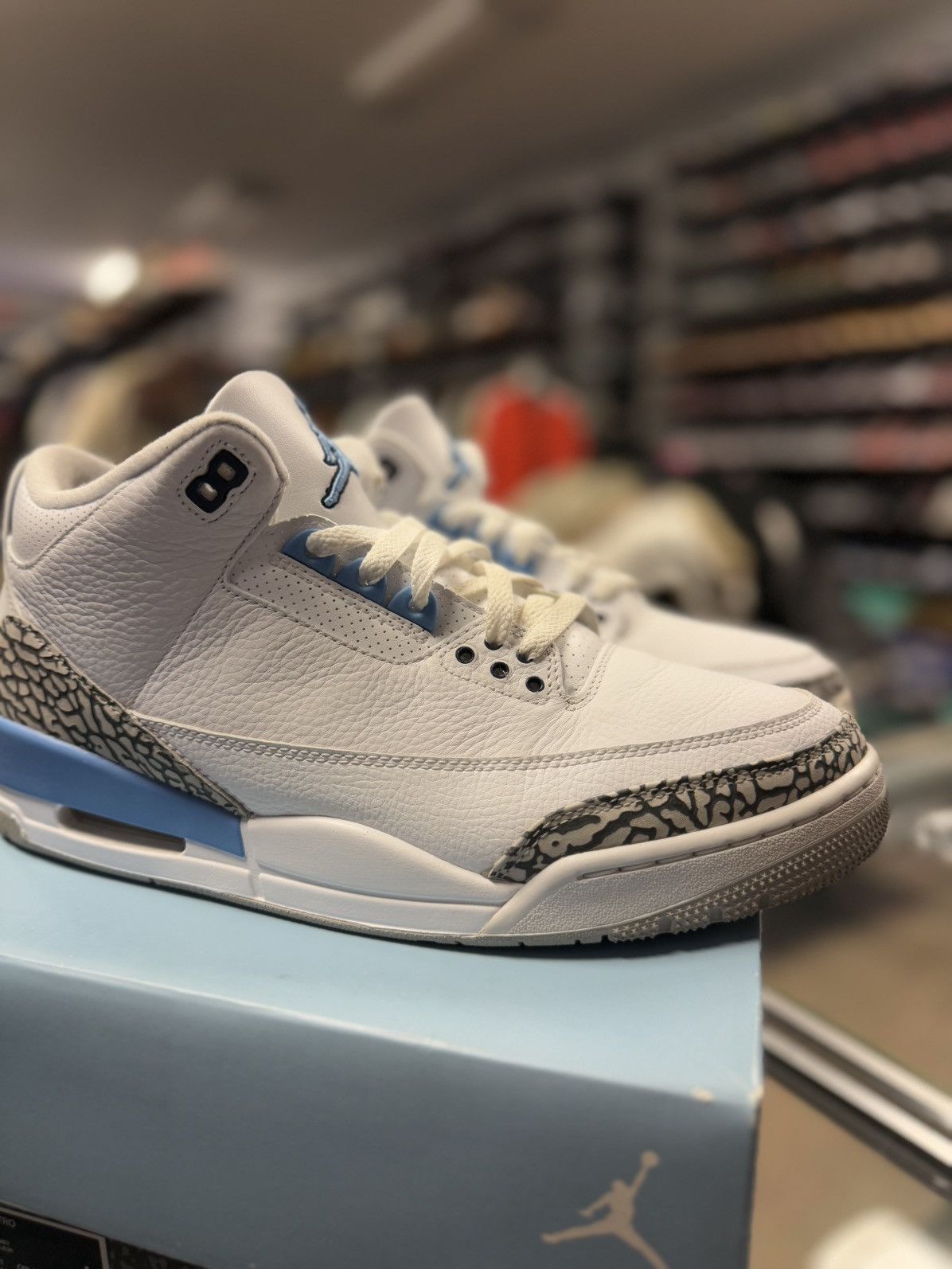 Jordan Brand Jordan 3 UNC (CT8532-104) Size 12 🧼 W/ BOX Size US 12 / EU 45 - 2 Thumbnail