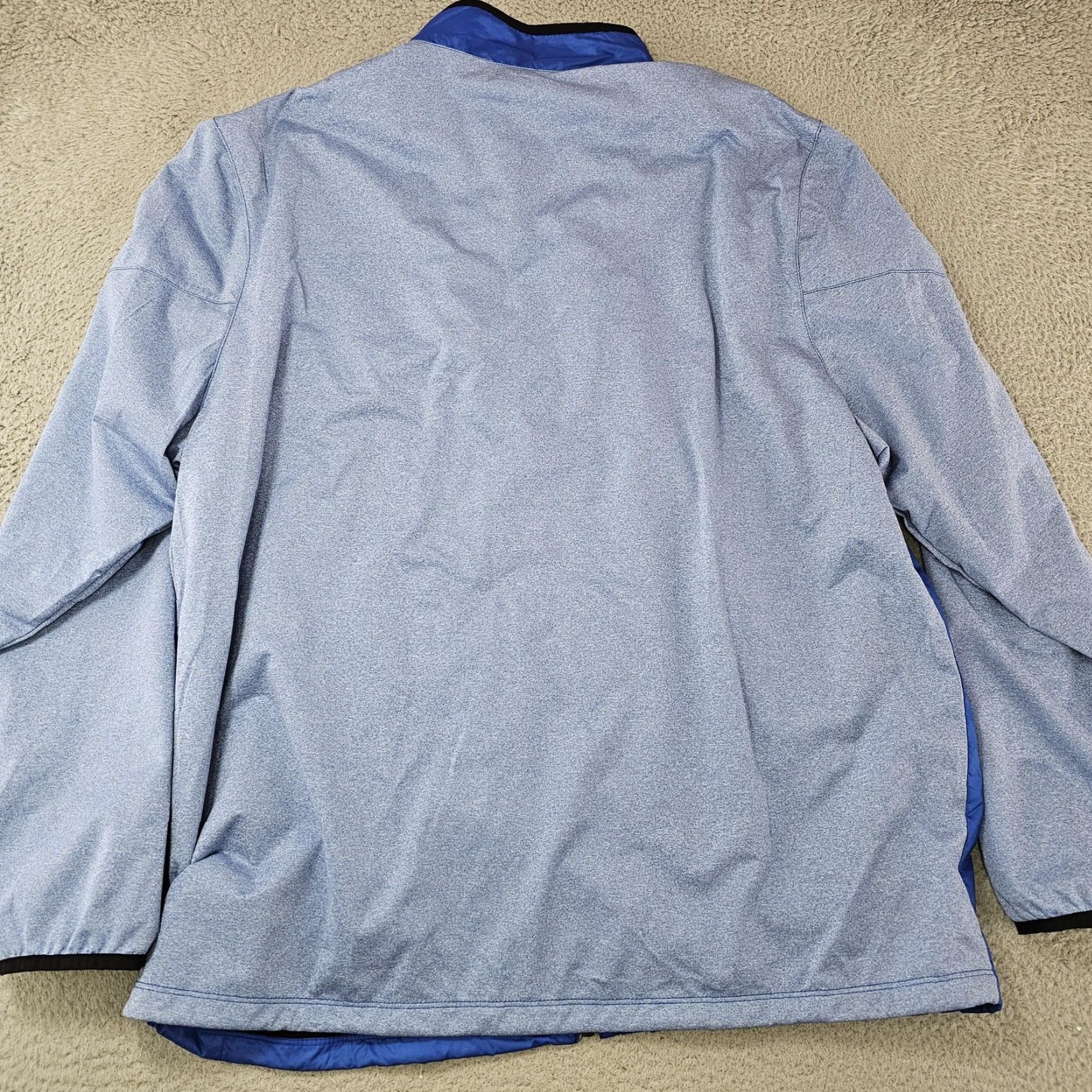 Nike Nike Golf Jacket XL Blue Gray Full Zip Lightweight Hybrid Swoosh Mens Size US XL / EU 56 / 4 - 7 Thumbnail