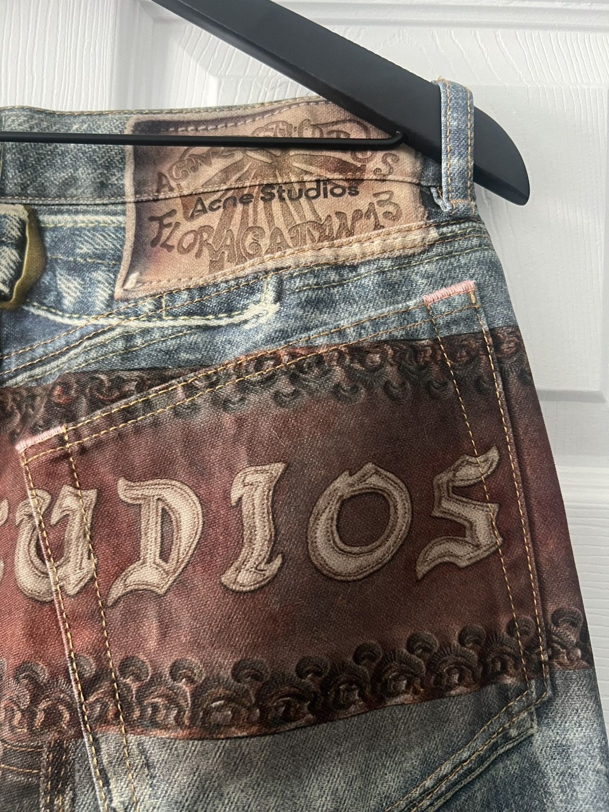 Acne Studios Acne Studios Heart Buckle Denim Size US 30 / EU 46 - 4 Thumbnail