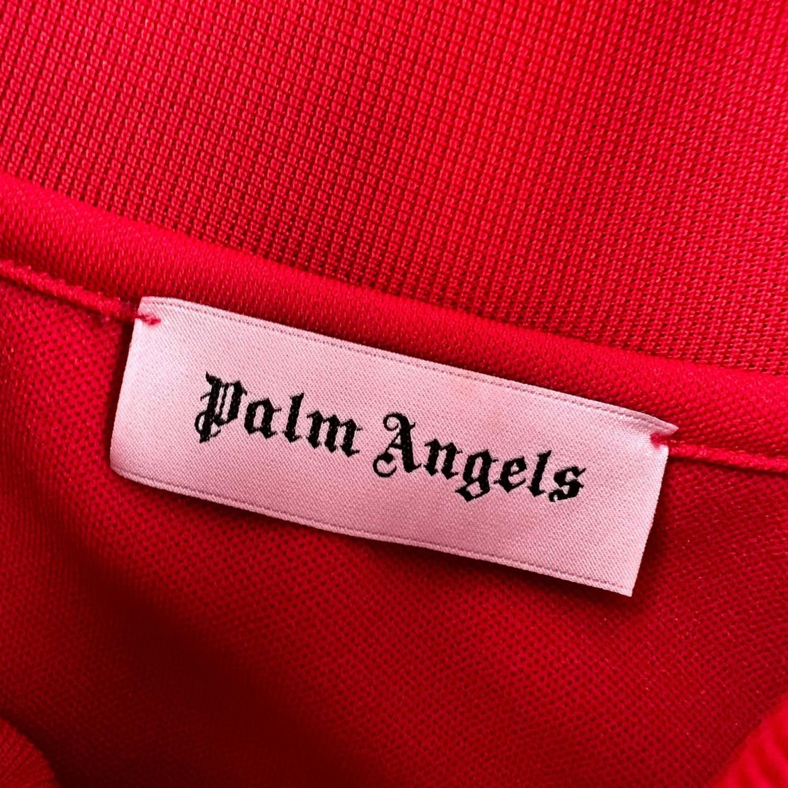 Palm Angels Palm Angels Red Zip Track Jacket Size US XL / EU 56 / 4 - 4 Thumbnail