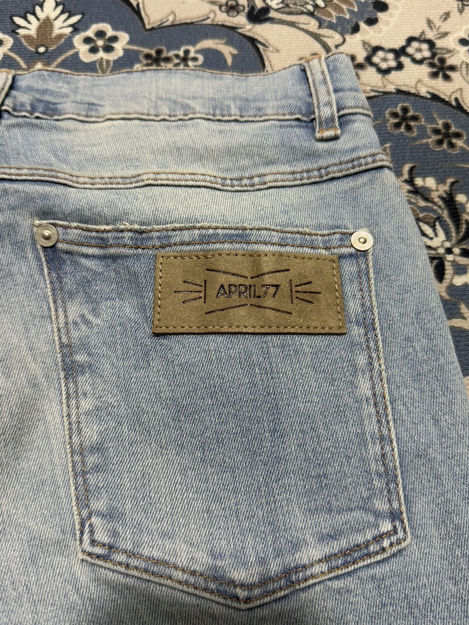 April 77 × Japanese Brand April 77 Joey Ronnie Ashbury Skinny Jeans Size US 27 - 6 Thumbnail