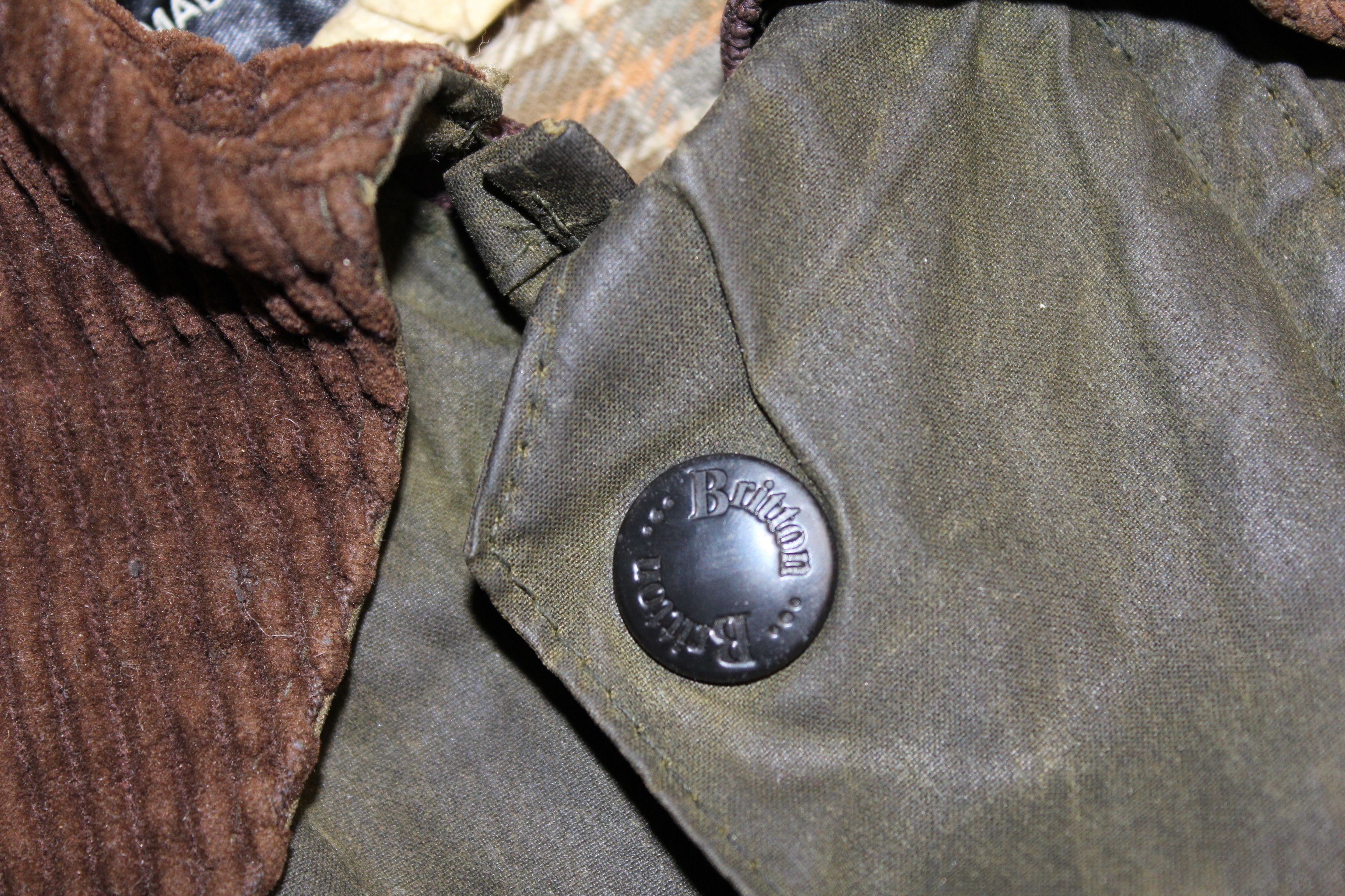 Barbour Men's Britton Wax Jacket Size 2XL Size US XXL / EU 58 / 5 - 5 Thumbnail