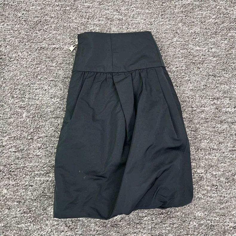 Louis Vuitton Louis Vuitton Black Bud Skirt Size 35" - 3 Thumbnail