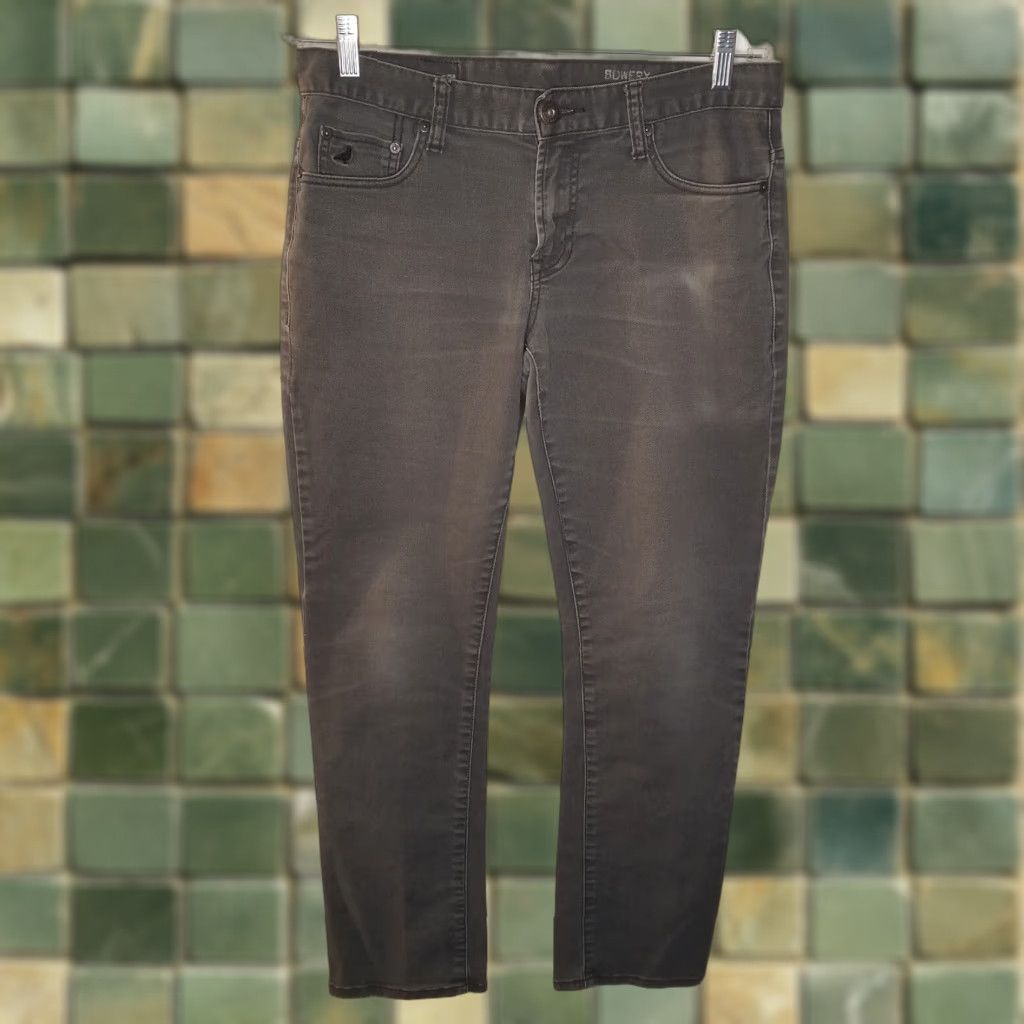 Vintage Aéropostale Mens Bowery Brown Slim Straight Pants Size 32x31 Mens Jeans Brown Slim Straight Bowery 32 31 Size US 32 / EU 48 - 1 Thumbnail