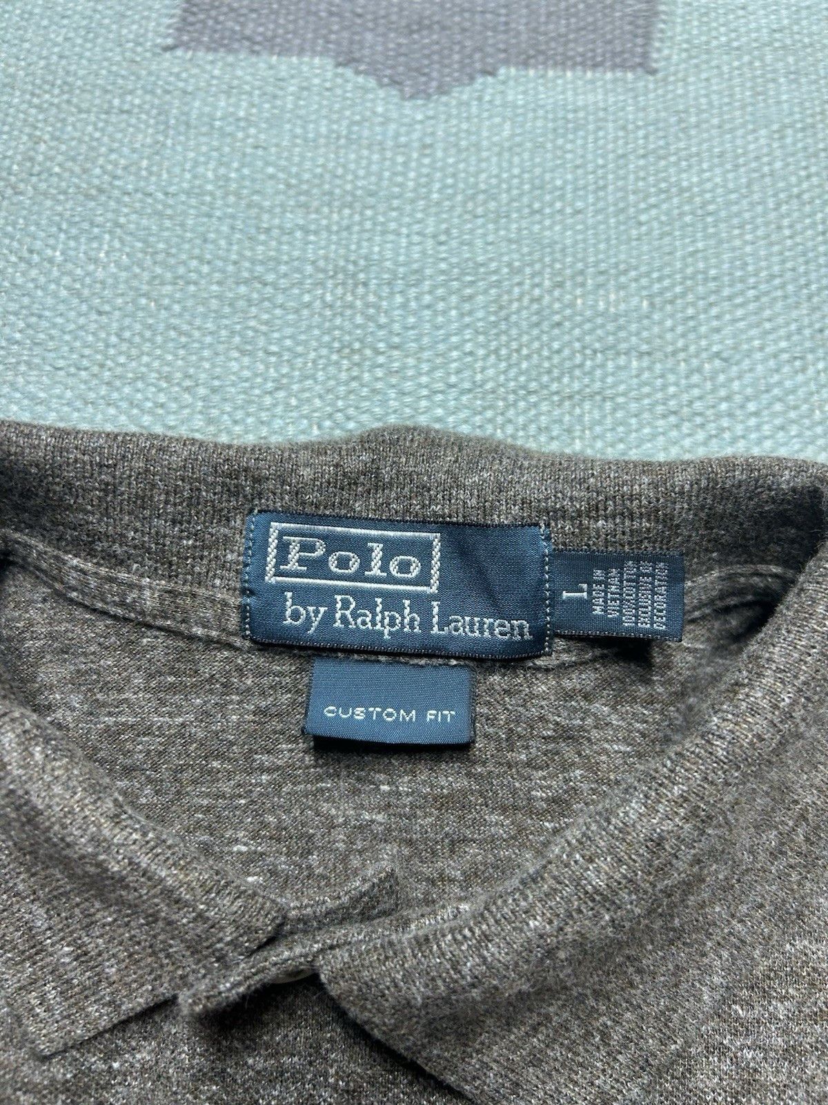 Polo Ralph Lauren Polo Ralph Lauren polo shirt custom fit heather brown large Size US L / EU 52-54 / 3 - 4 Thumbnail