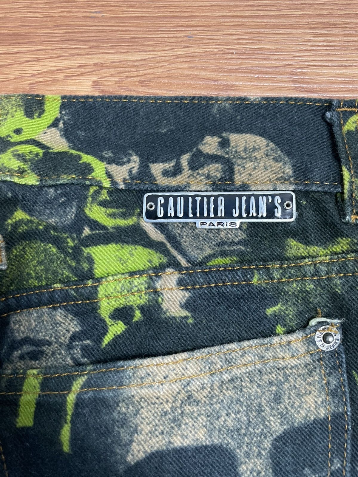 Jean Paul Gaultier AW92 Jean Paul Gaultier Faces Denim Size US 28 / EU 44 - 7 Thumbnail