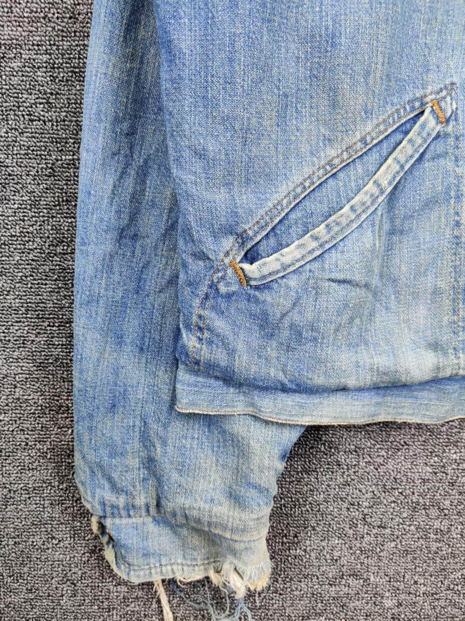 Japanese Brand Vintage Thrashed 90s Blue Bell Maverick Denim Jacket Size US M / EU 48-50 / 2 - 4 Thumbnail