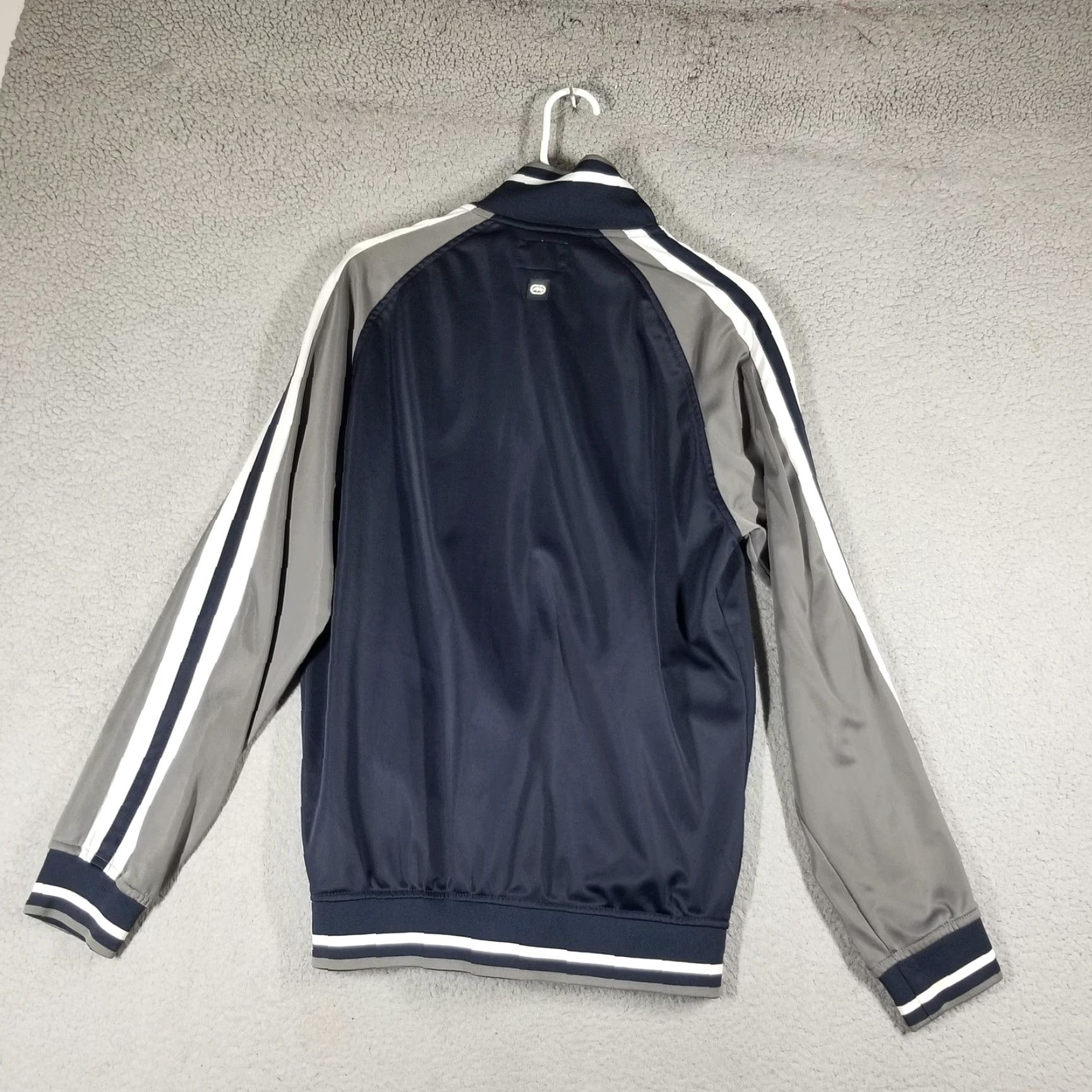Ecko Unltd. Ecko Unltd Jacket Mens Medium Blue Gray Full Zip Track Athletic Streetwear Rhino Size US M / EU 48-50 / 2 - 2 Thumbnail