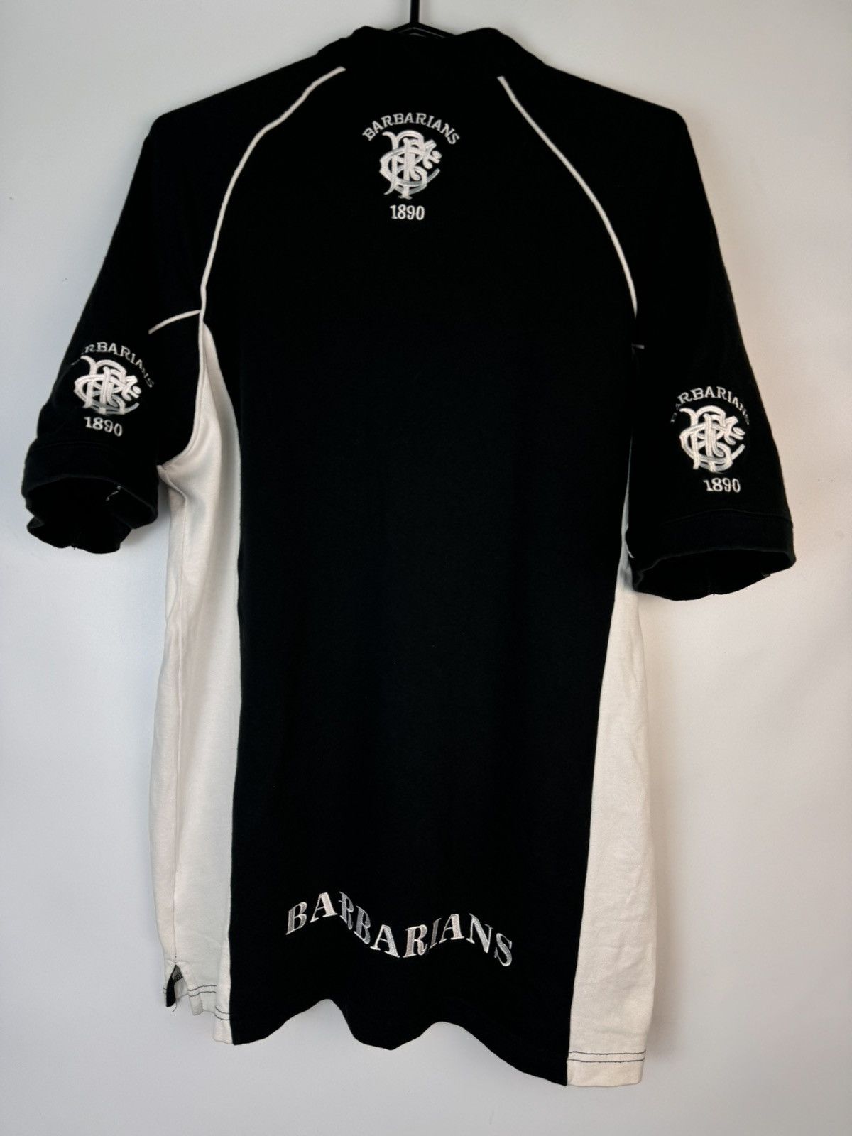 Cotton Traders 2010-12 BARBARIANS RUGBY TRAINING SHIRT Size US M / EU 48-50 / 2 - 2 Thumbnail