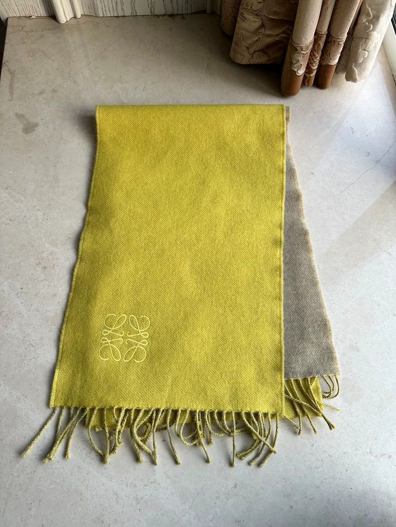 Loewe LOEWE Double wool cashmere scarf Size ONE SIZE - 5 Thumbnail
