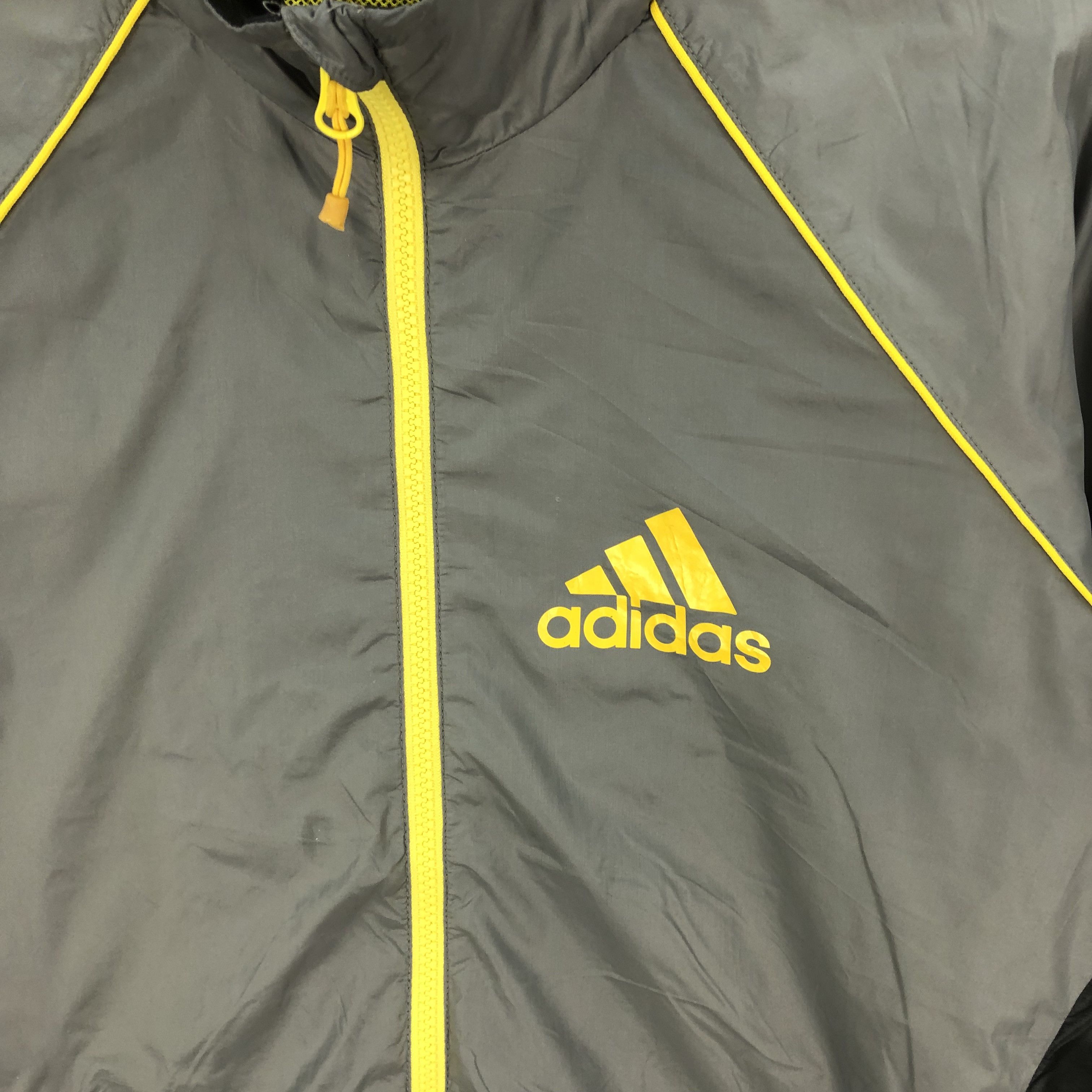 Adidas × Vintage Vintage Adidas Grenzen Uberschreiten Windbreaker Jacket Size US L / EU 52-54 / 3 - 4 Thumbnail