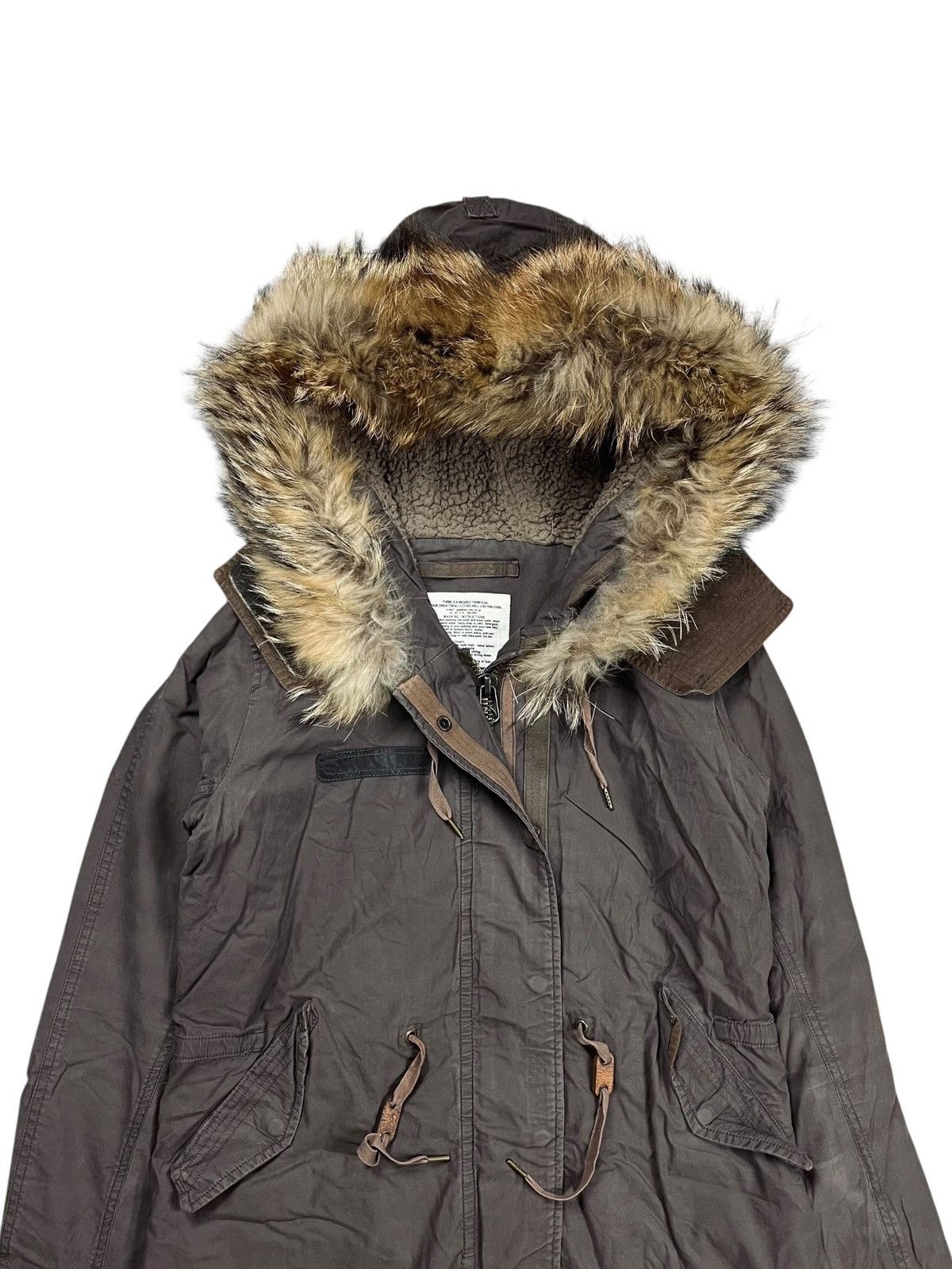 GOA 2000s GOA - Apocalypse Style Fur Hoodie Parka Jacket Size US M / EU 48-50 / 2 - 6 Thumbnail