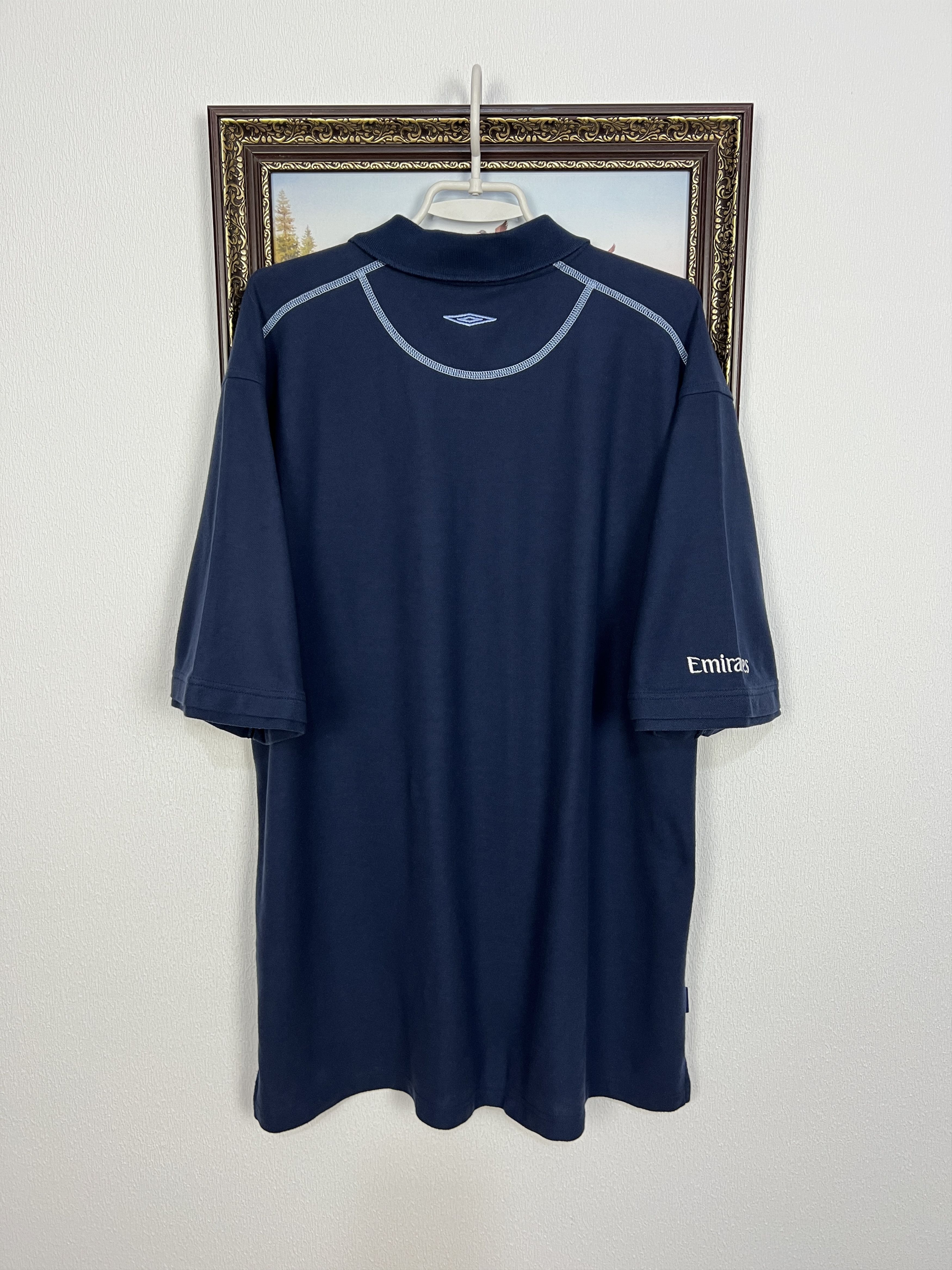 Umbro Vintage Chelsea Football Polo Shirt Soccer Train Jersey Size US XXL / EU 58 / 5 - 8 Thumbnail