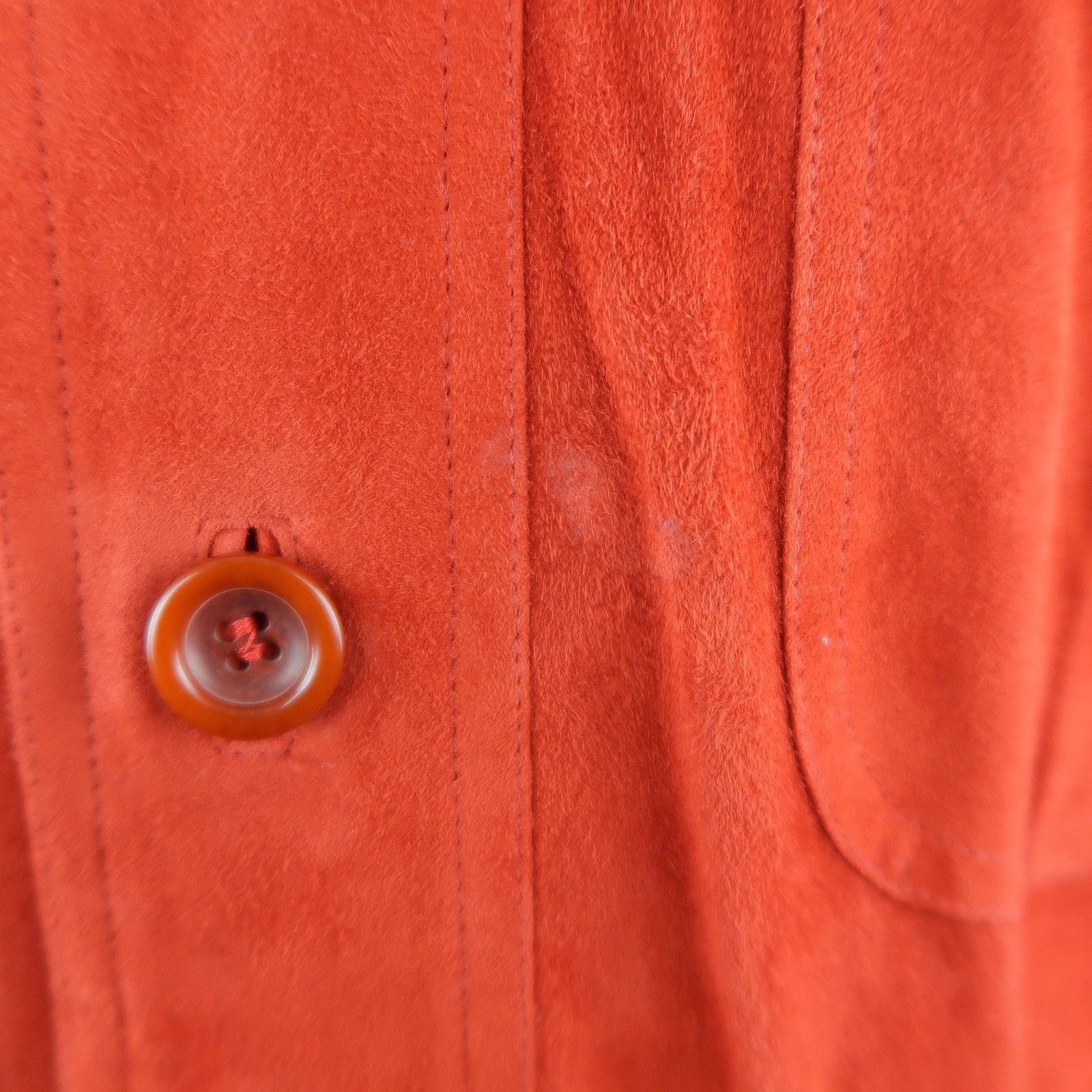 Valstar VALSTAR 42 Red Suede Four Pocket Drawstring Waist Coat Size US L / EU 52-54 / 3 - 4 Thumbnail