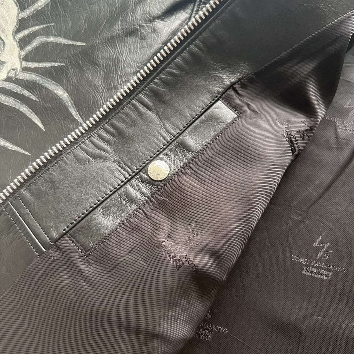 Supreme × Yohji Yamamoto Supreme Y’s by Yohji Yamamoto Leather Jacket Black XL Bladee Size US XL / EU 56 / 4 - 16 Thumbnail
