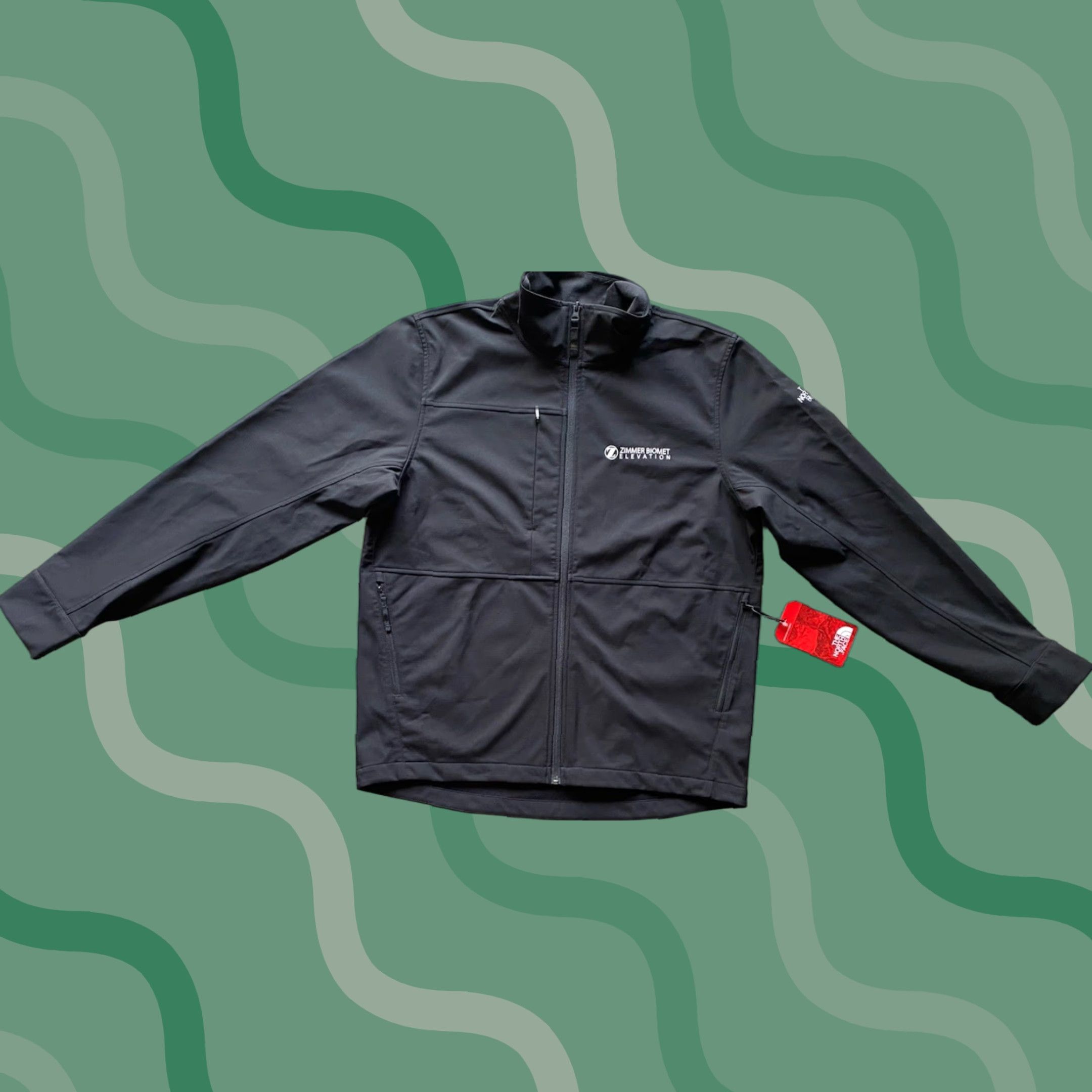 The North Face Castle Rock Jacket Black Men’s Large Embroidery NWT