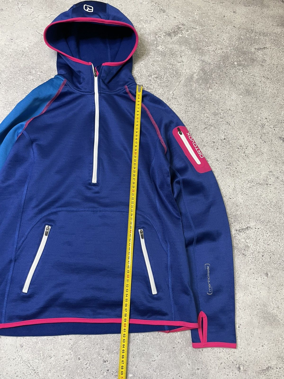 ORTOVOX Ortovox Merino Inside Zip Hooded Fleece Multicolor Jackef Size L / US 10 / IT 46 - 8 Thumbnail