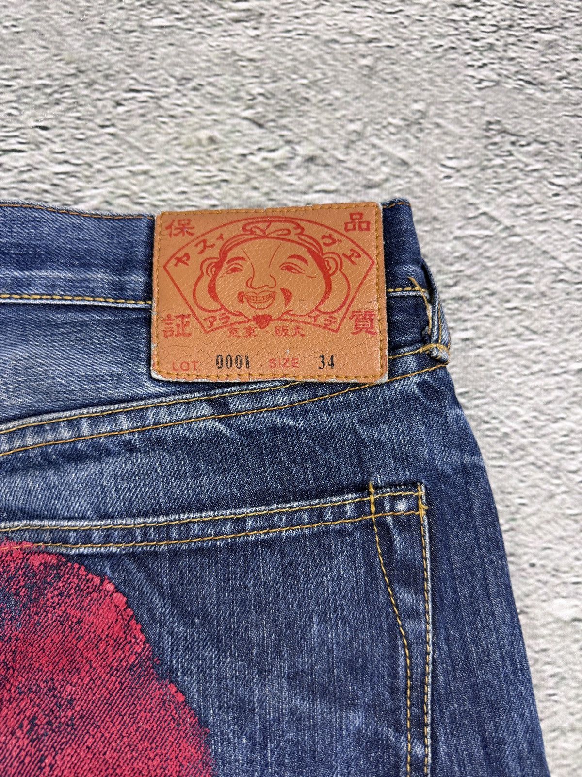Evisu Evisu jeans daicock big logo red selvedge denim Size US 34 / EU 50 - 8 Thumbnail