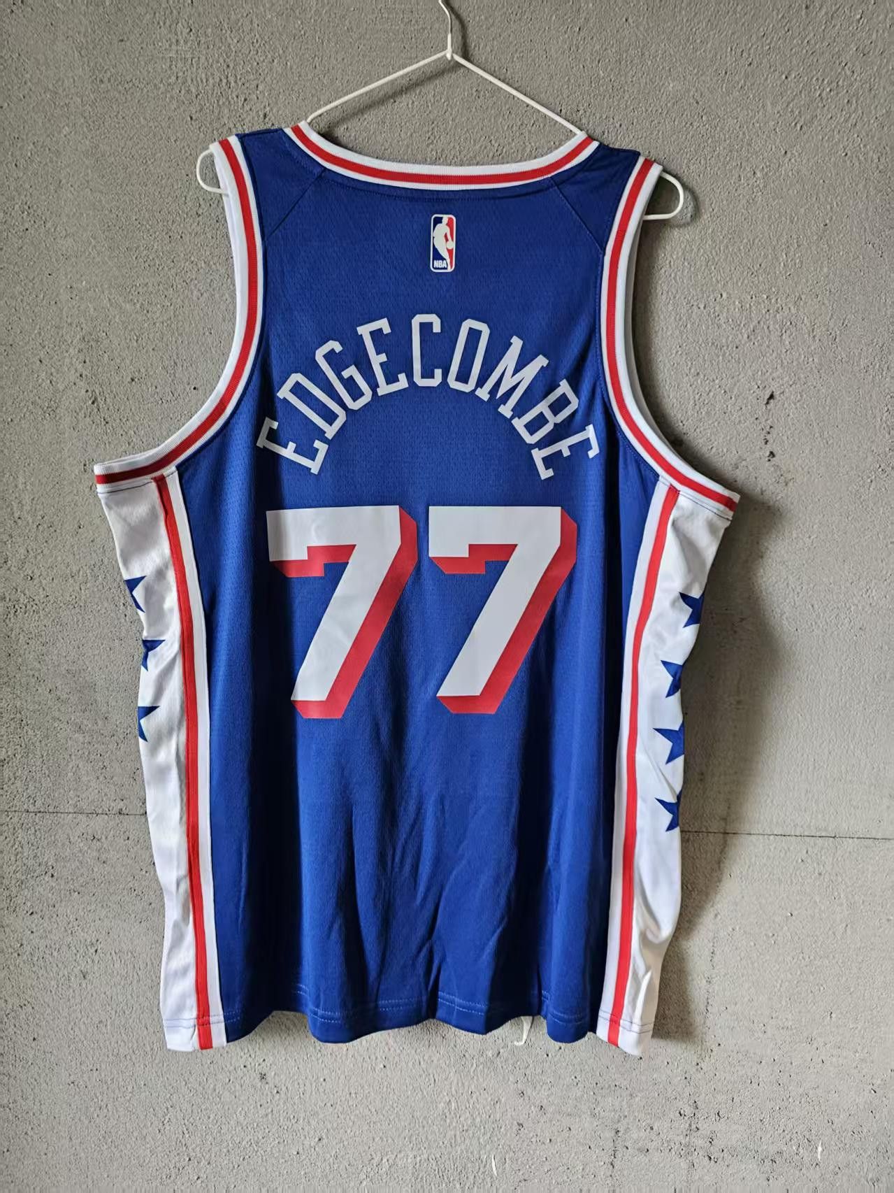 NBA 76ers 77 Edgecombe Jersey Size US L / EU 52-54 / 3 - 1 Thumbnail
