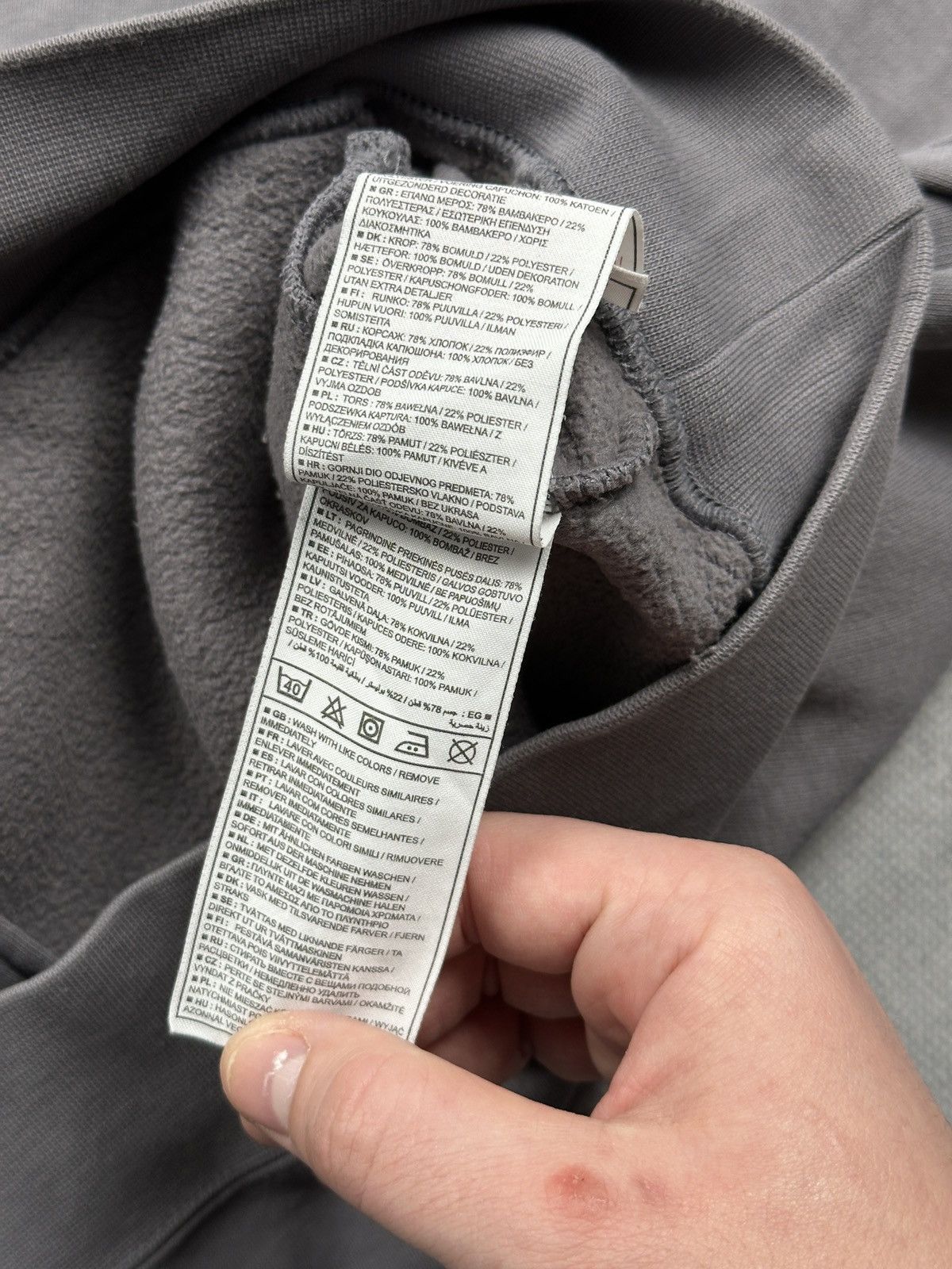 Nike Vintage Nike Grey Full-Zip Hoodie Contrast Stripe Panel 90s Size US XL / EU 56 / 4 - 11 Thumbnail