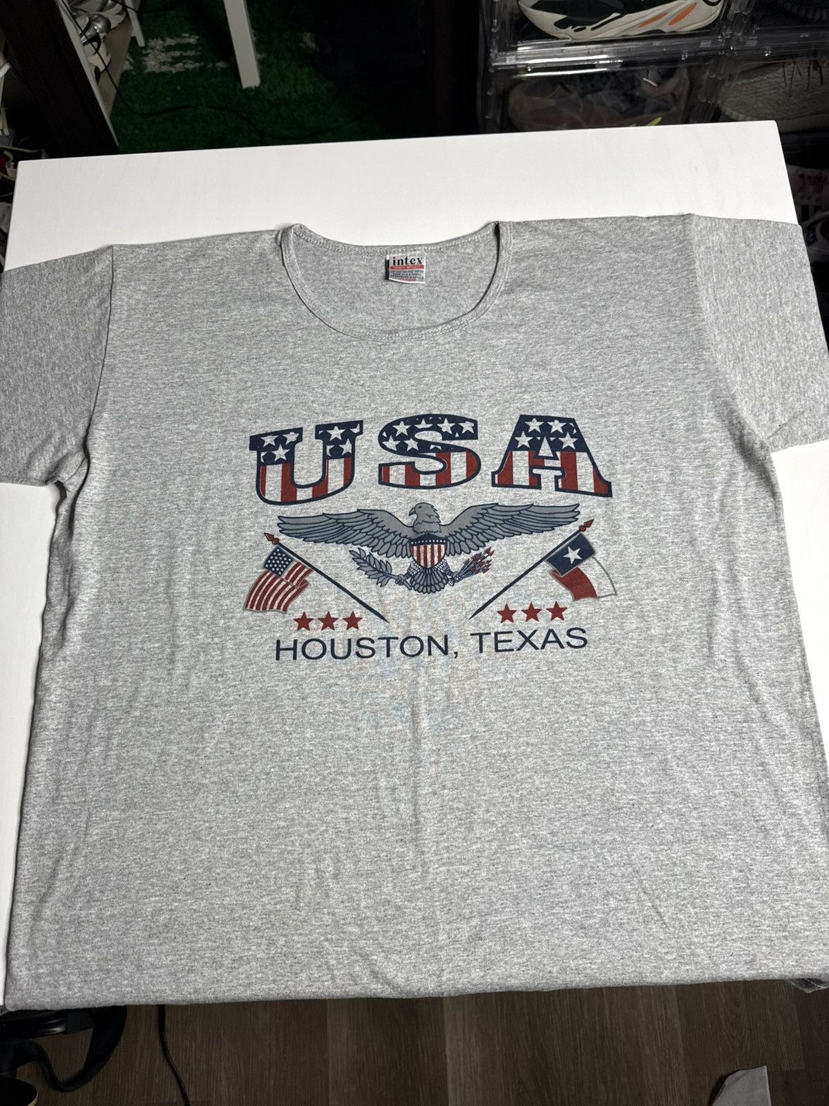 Vintage VINTAGE 1990's USA Houston Tee “Grey” [ XL ] Very Clean Size US XL / EU 56 / 4 - 3 Thumbnail