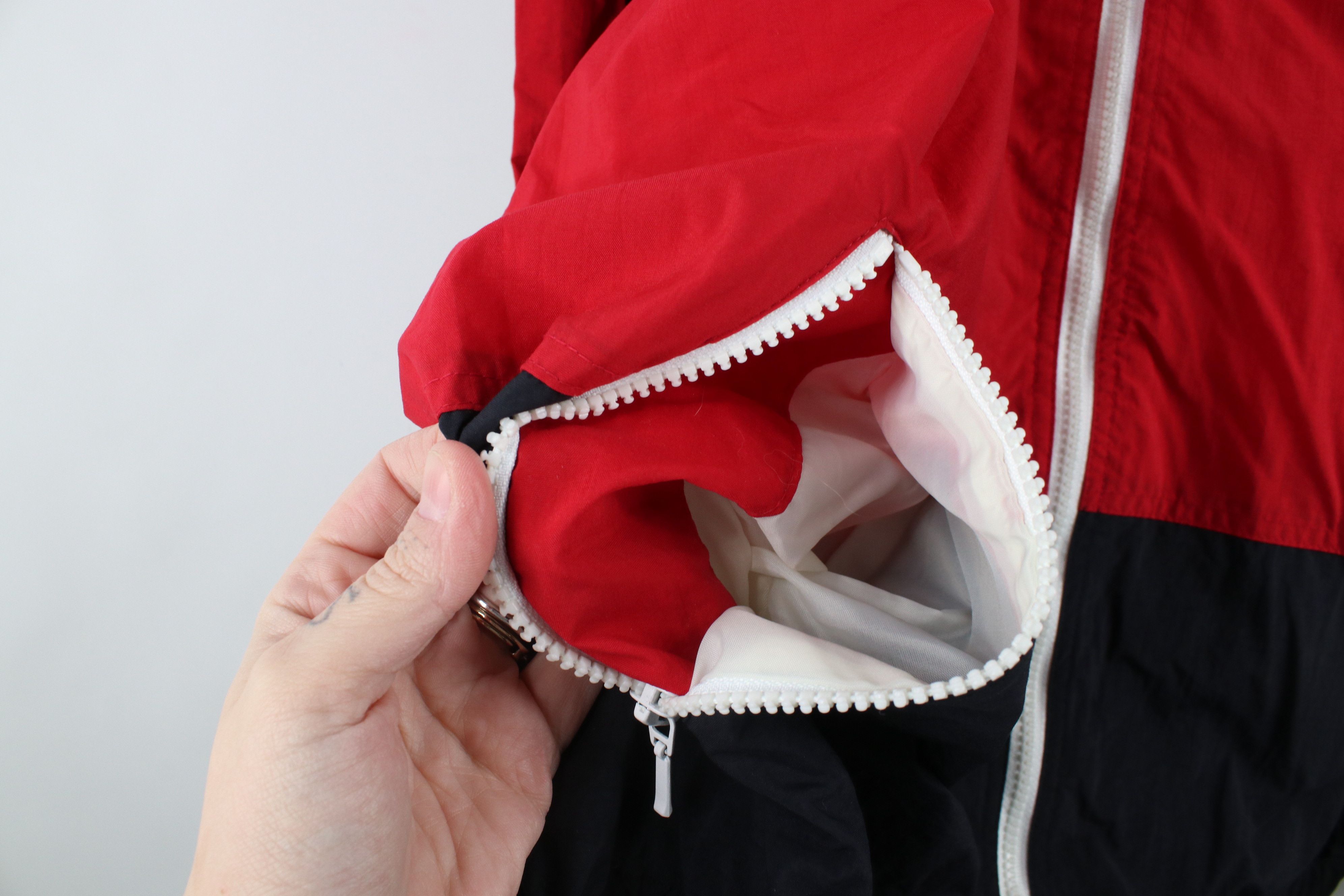 Vintage Vintage 90s Ohio State University Hooded Windbreaker Jacket Size US XL / EU 56 / 4 - 7 Thumbnail