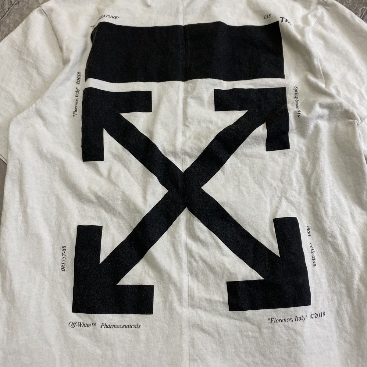 Off-White Off White Logo T-Shirt “Temperature” / Black Size US M / EU 48-50 / 2 - 3 Thumbnail