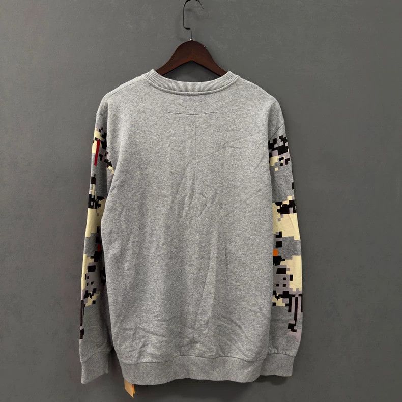 Givenchy Givenchy Gray fleece mosaic sweater Size US S / EU 44-46 / 1 - 2 Thumbnail
