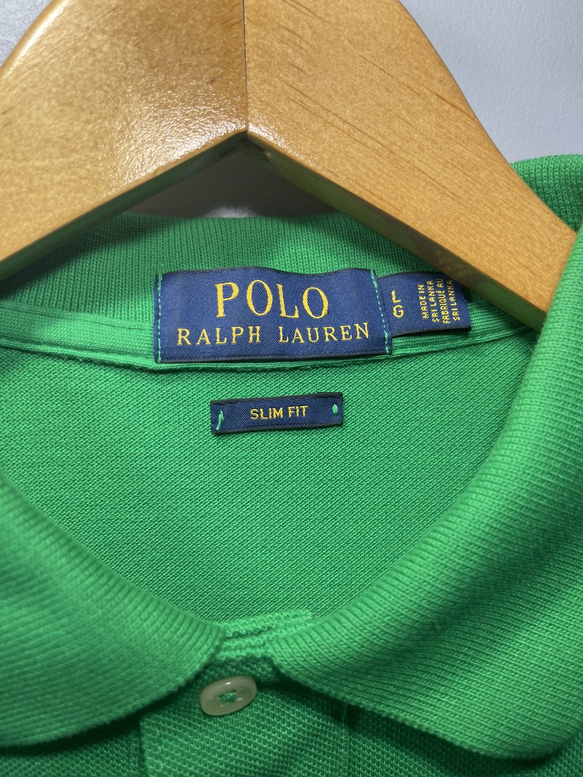 Polo Ralph Lauren Polo Ralph Lauren Men Slim Fit Forest Green Polo Sz L Shirt Size US L / EU 52-54 / 3 - 3 Thumbnail