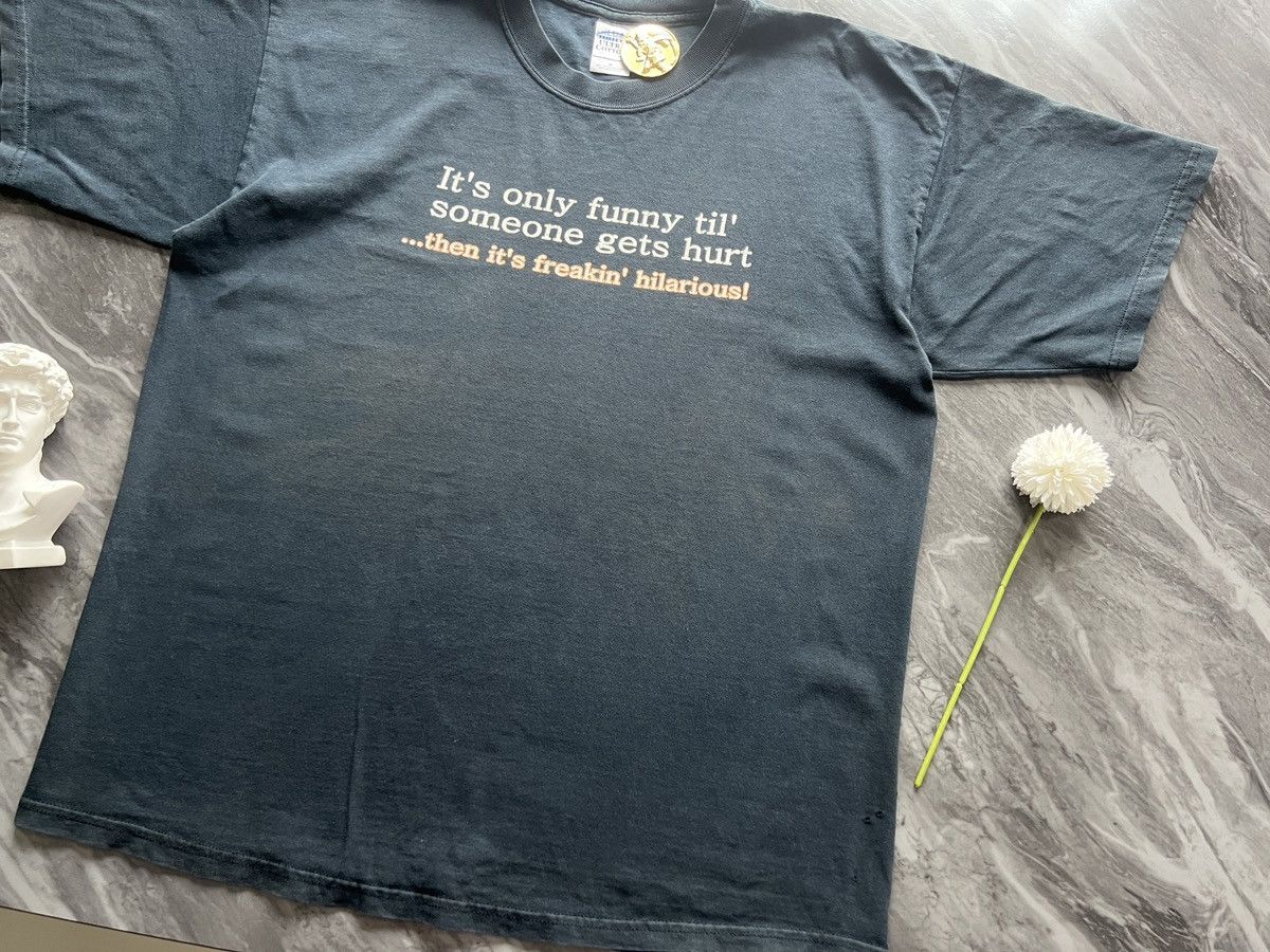 Other × Vintage Its Only Funny Til Someone Get Hurt ! Size US XL / EU 56 / 4 - 2 Thumbnail