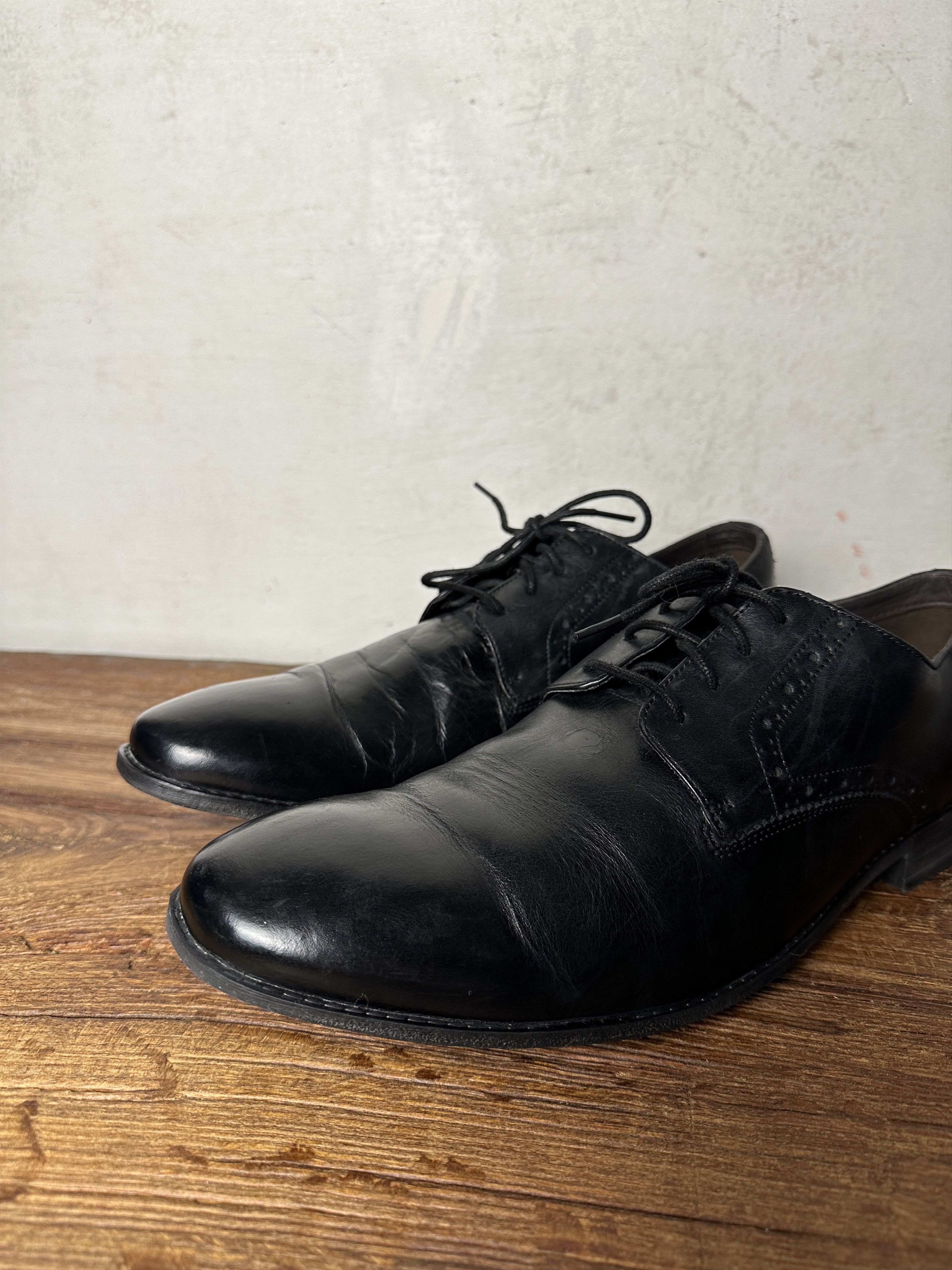 Clarks Casual Leather Clarks Clarkslite Cap Toe Shoes Size US 10.5 / EU 43-44 - 4 Thumbnail